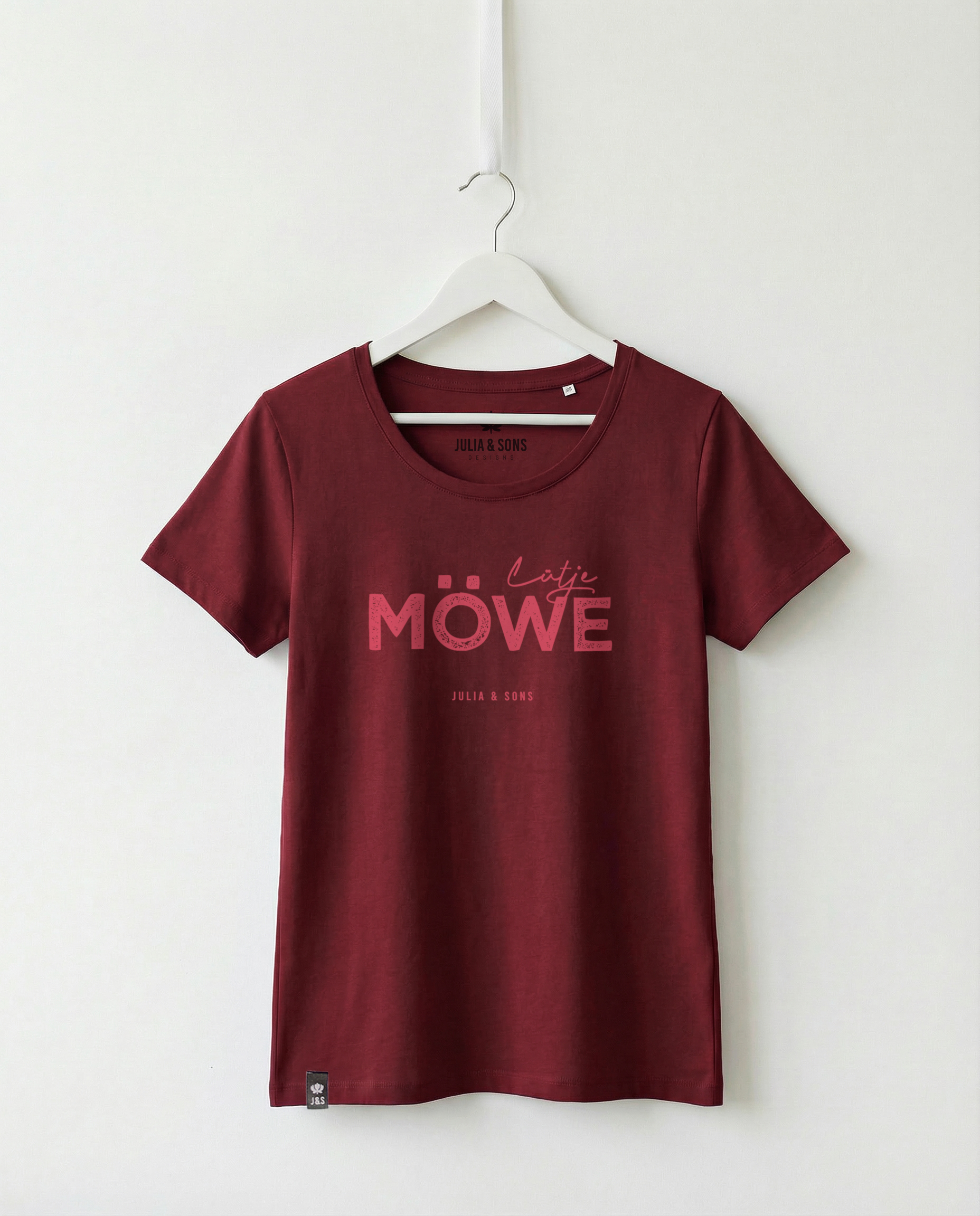 LÜTJE MÖWE – T-Shirt – Damen Lightweight 