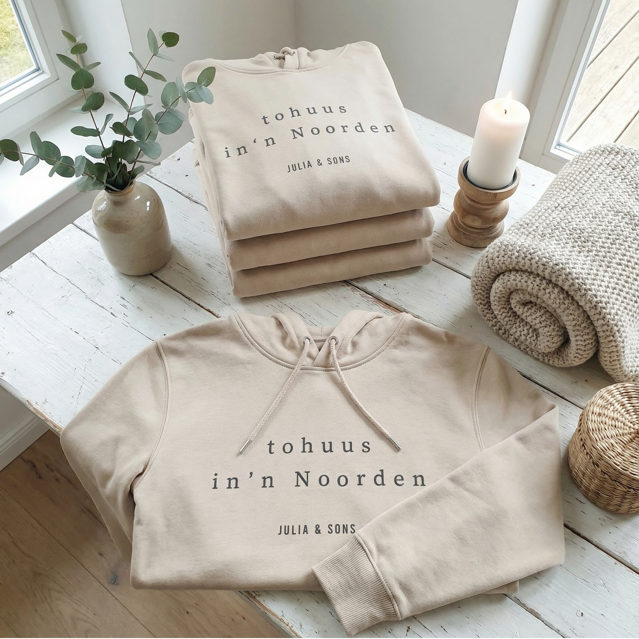 TOHUUS IN ´N NOORDEN – Hoodie – leicht oversize