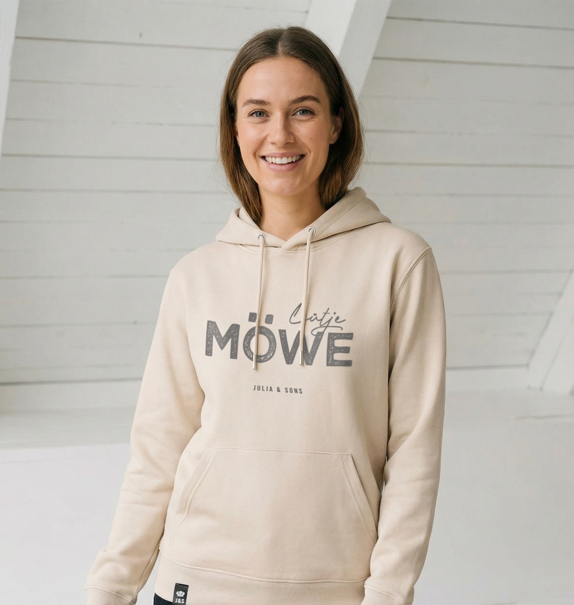 LÜTJE MÖWE – Hoodie – leicht oversize