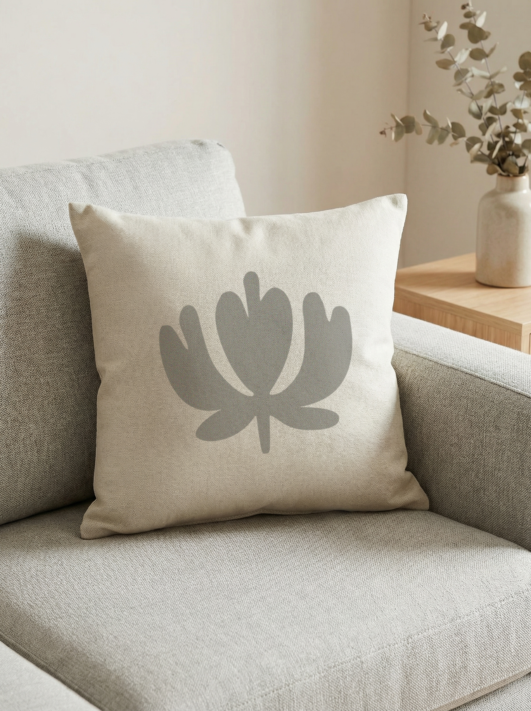NORDISCH BLATT - Kissen mit Füllung | Nordisches Wohndesign