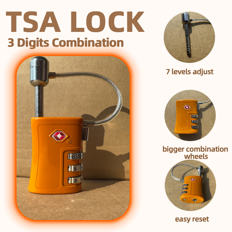 Arkali TSA approved luggage tool box lock.