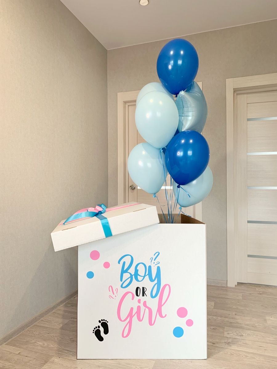 Gender Reveal Balloon Box