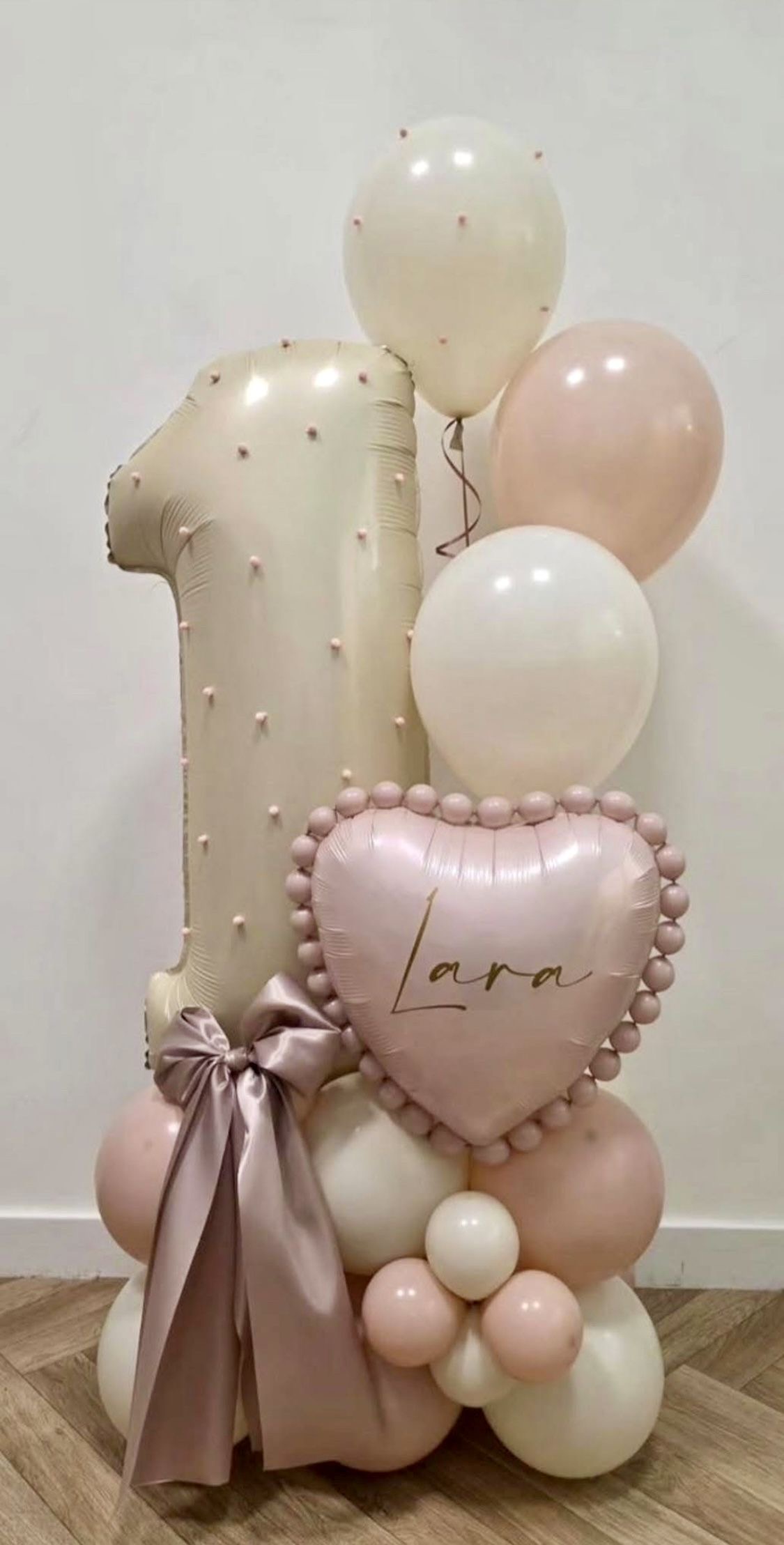 Custom First Birthday Balloon Display