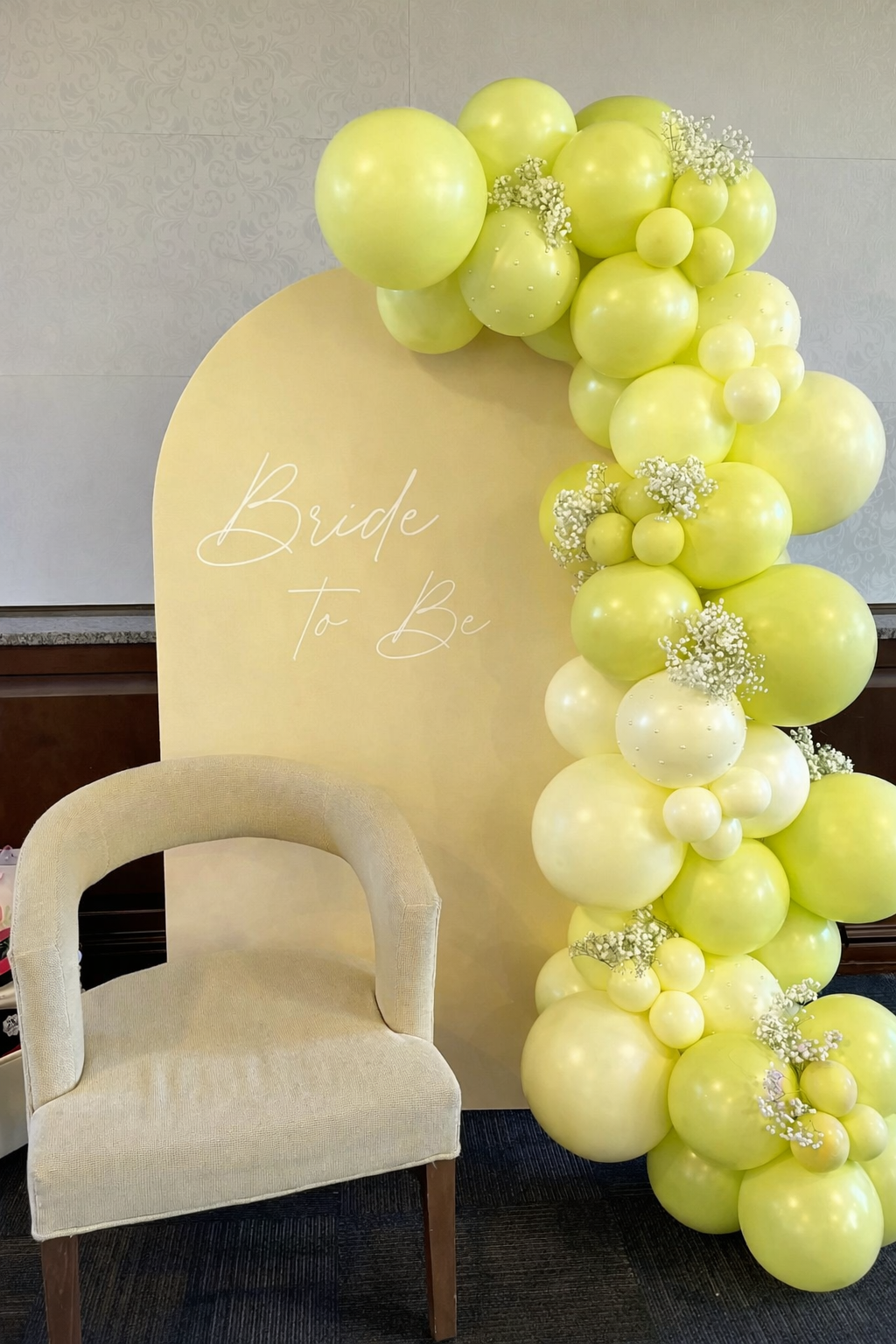 Bride To Be Balloon Backdrop