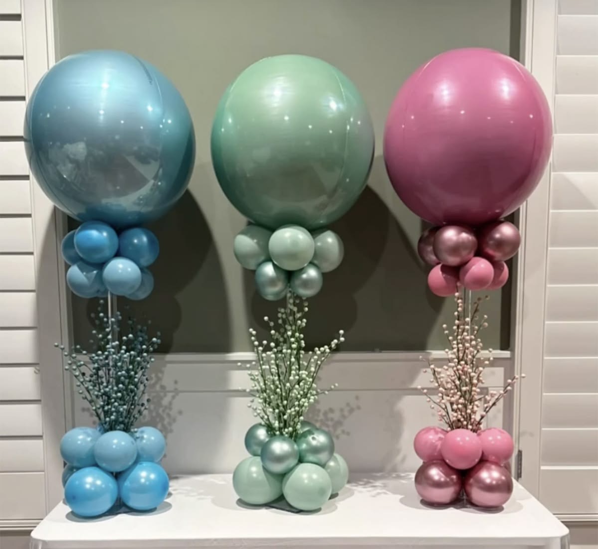 Balloon Table Centerpieces