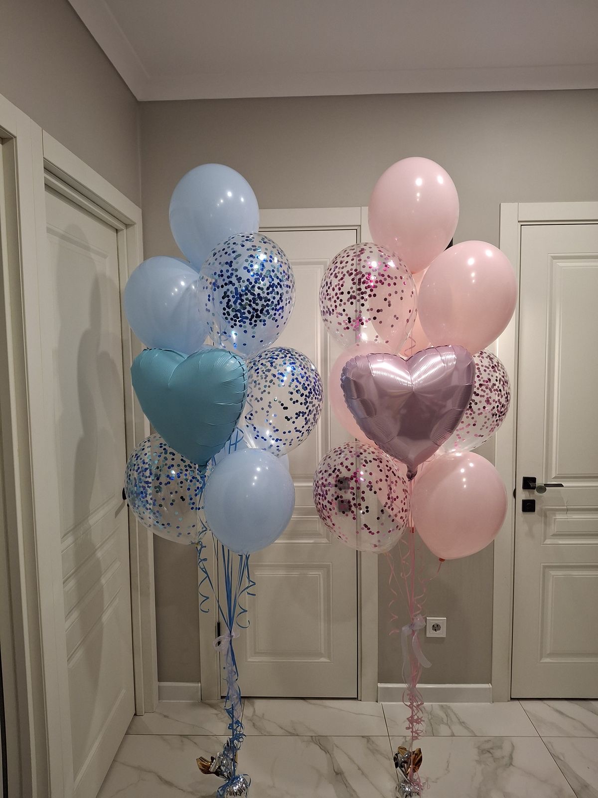 Heart Balloon Bouquet Duo