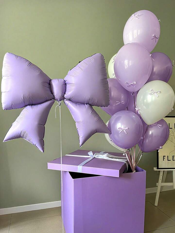 Lavender Balloon Gift Box