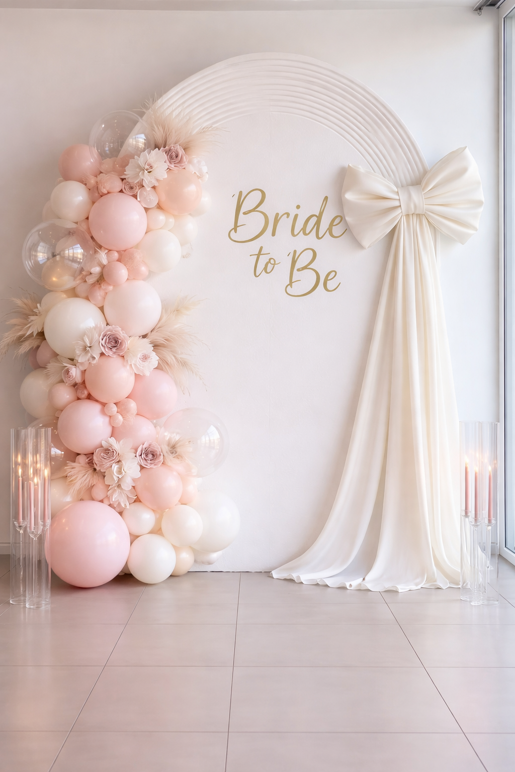 Bride to Be Balloon Backdrop
