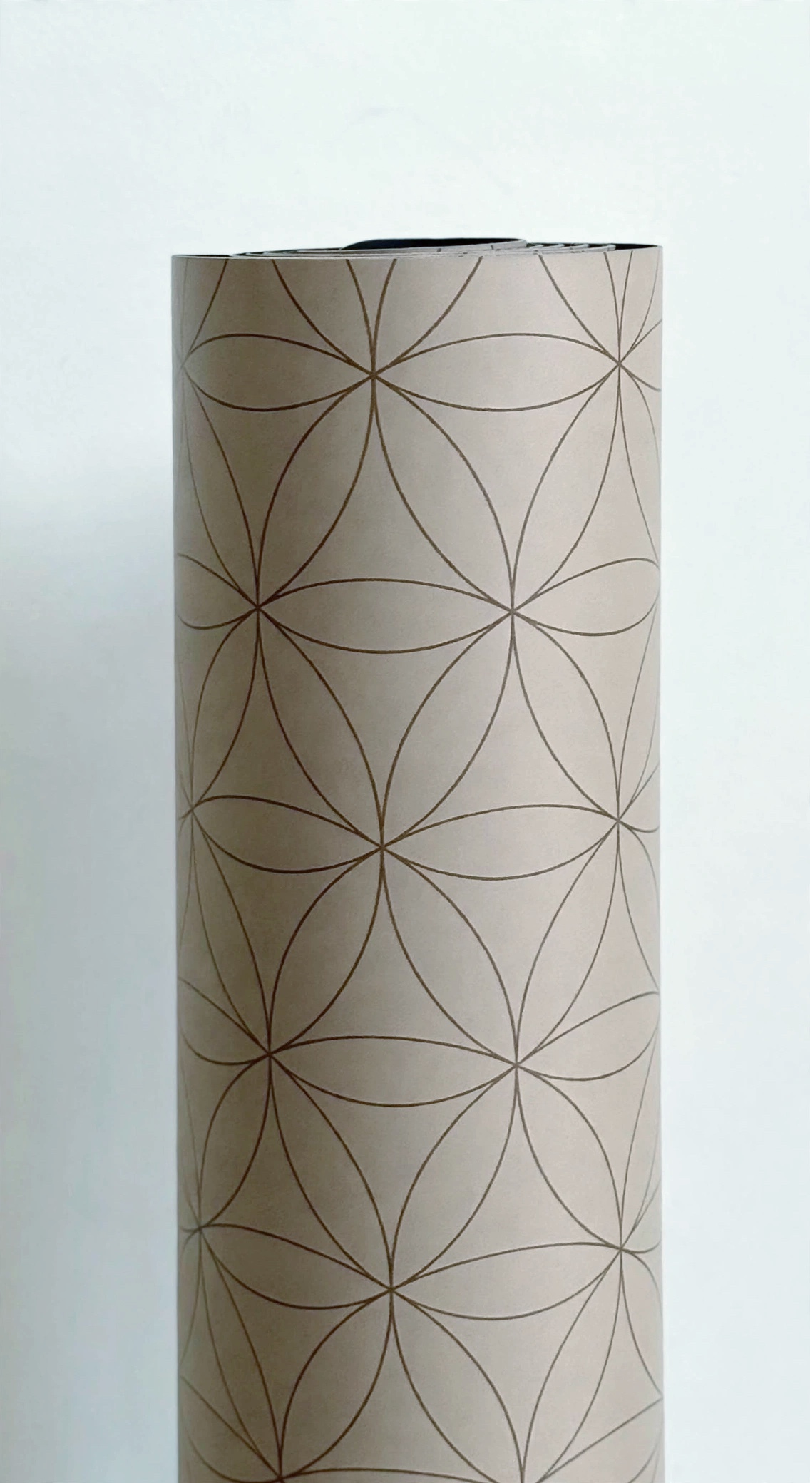 2K YOGA 'Flower of Life' Sacred Geometry Mat – SOFT BEIGE