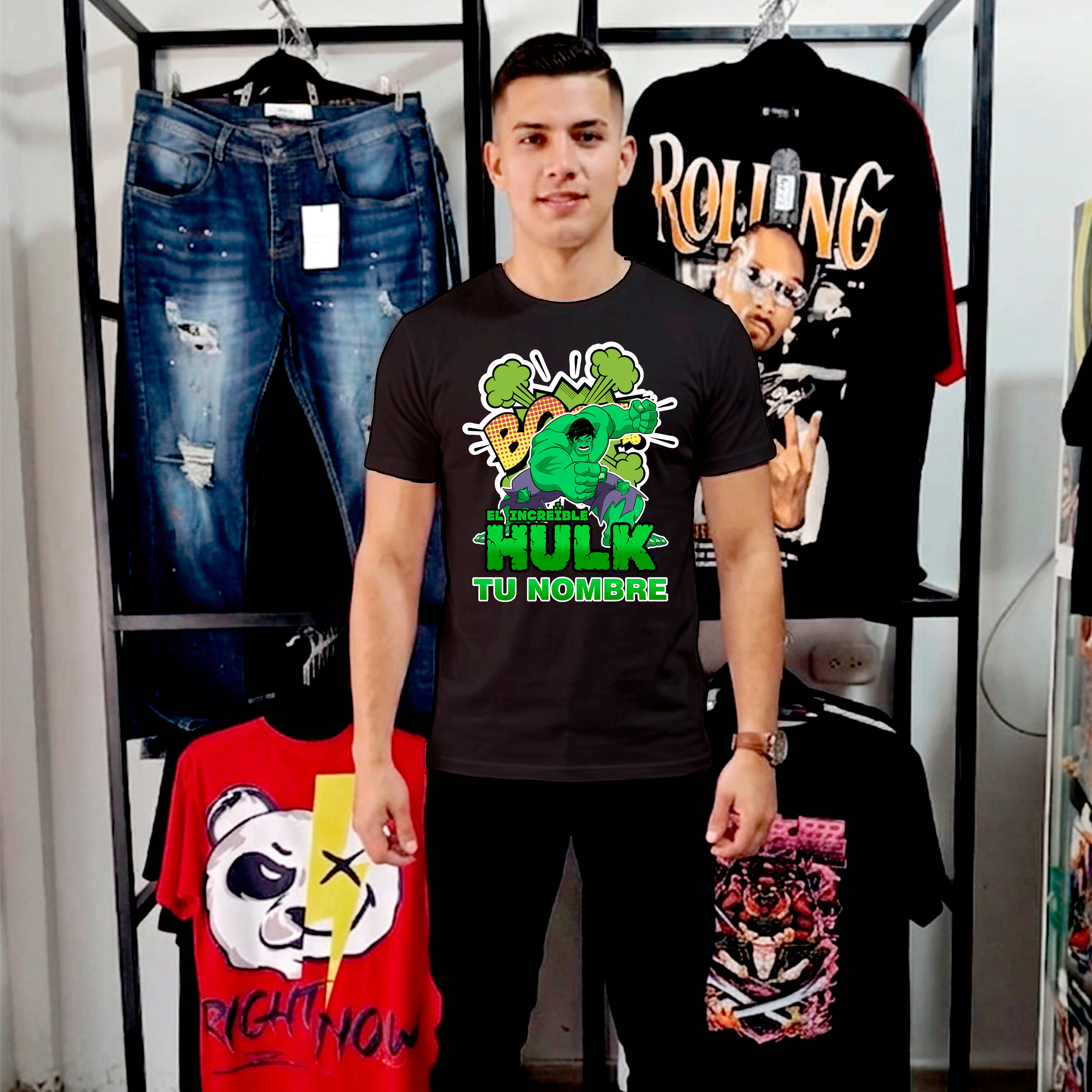 Camiseta Hulk Personalizada