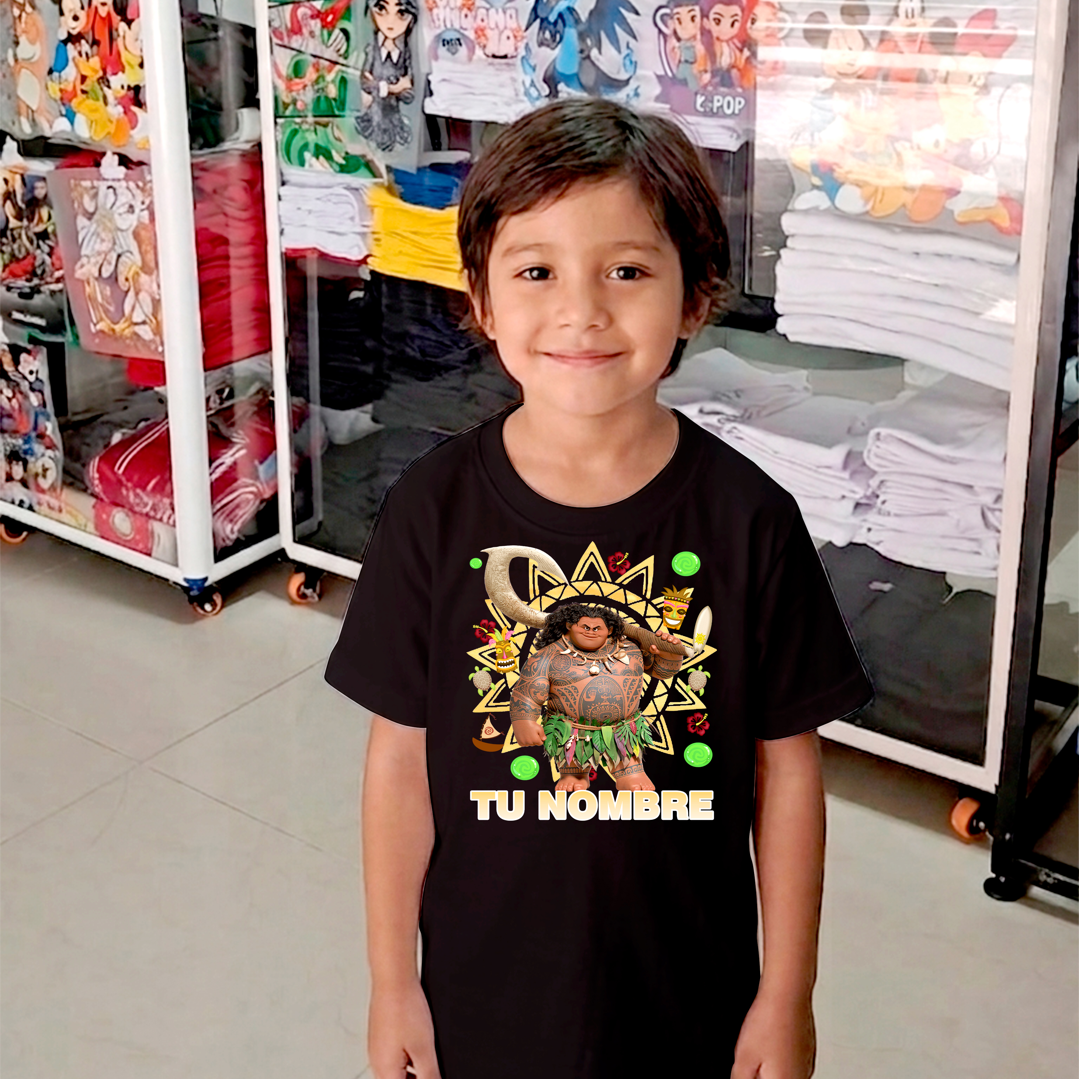 Camiseta Moana personalizada 