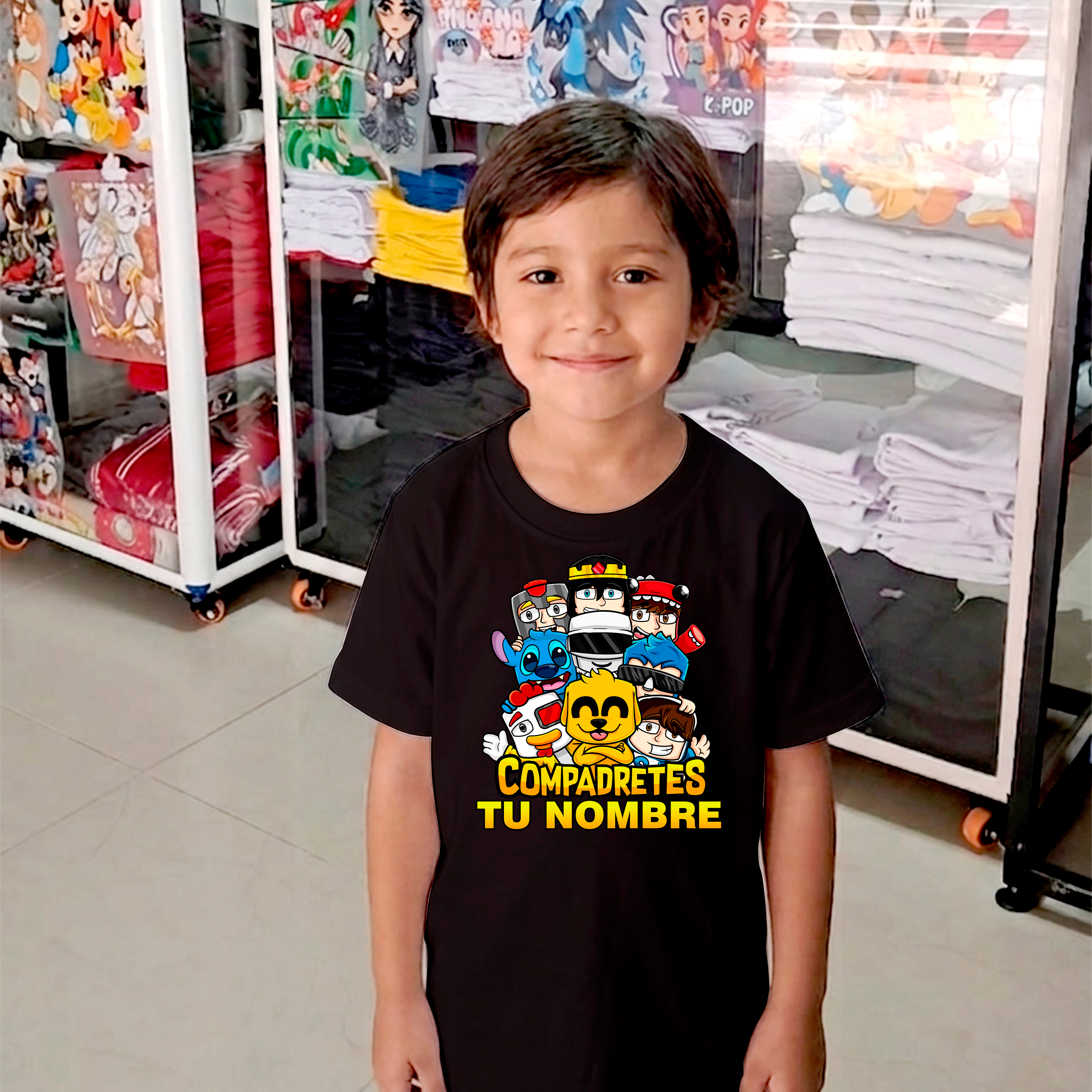 Camiseta Compadretes personalizada