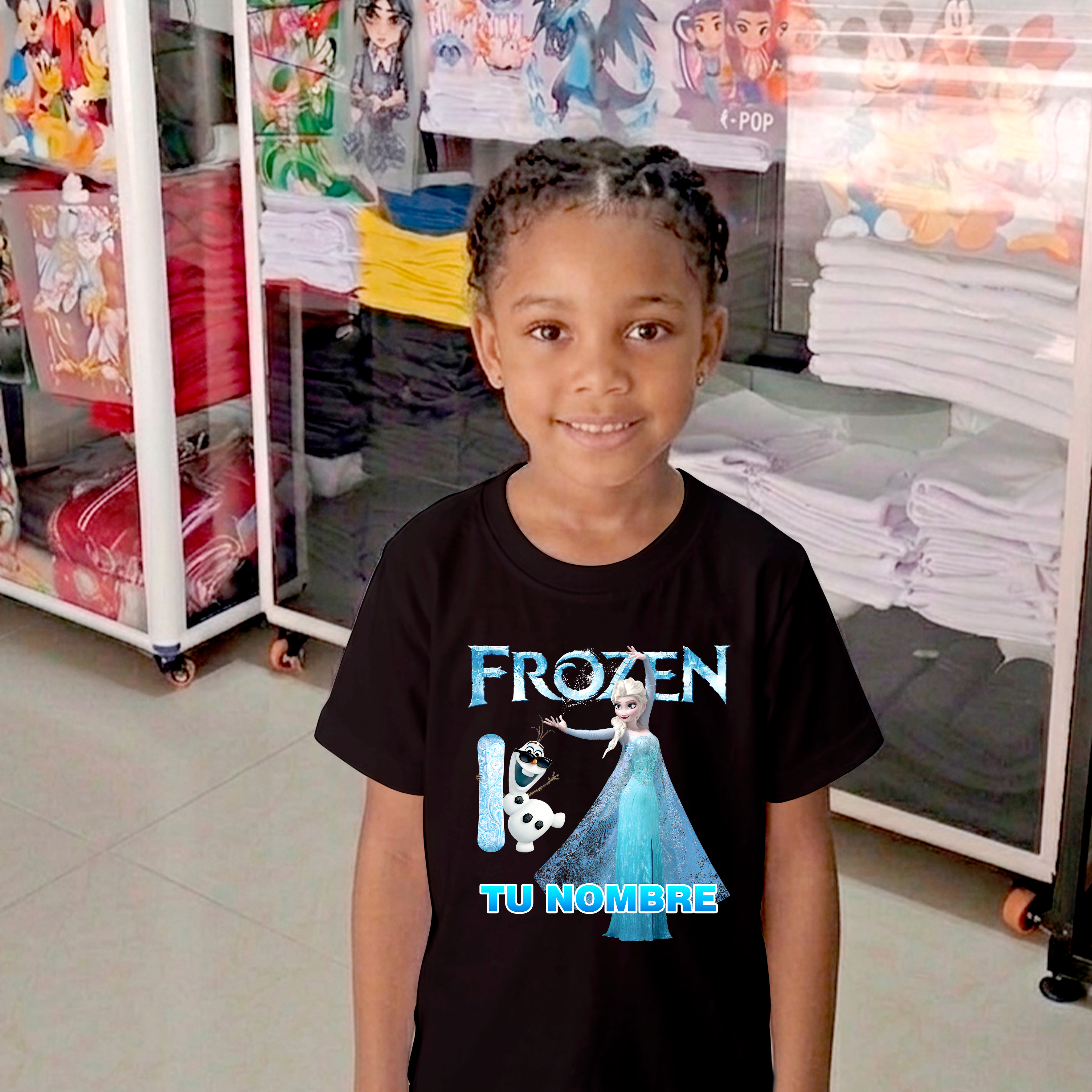 Camiseta Frozen personalizada