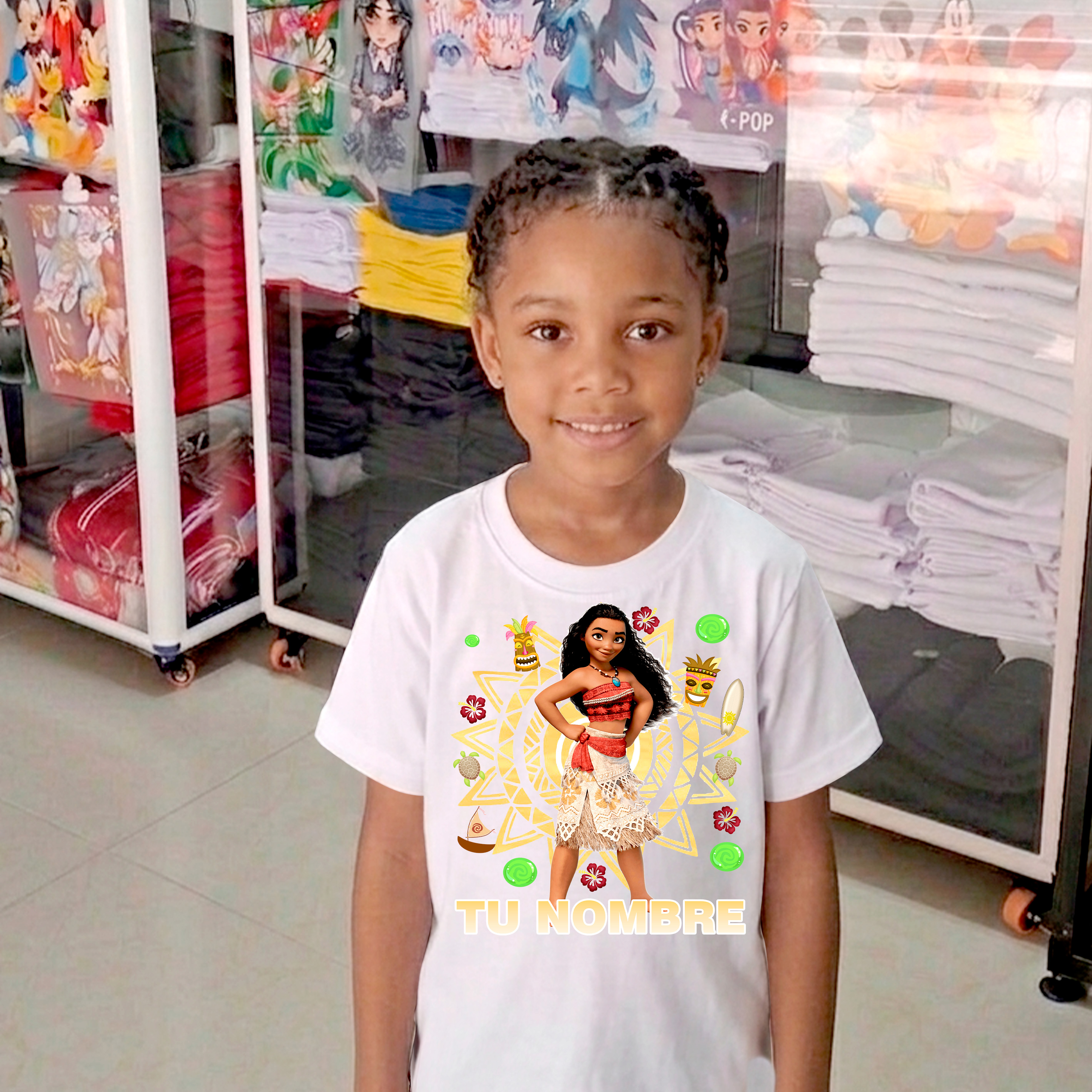 Camiseta Moana personalizada 