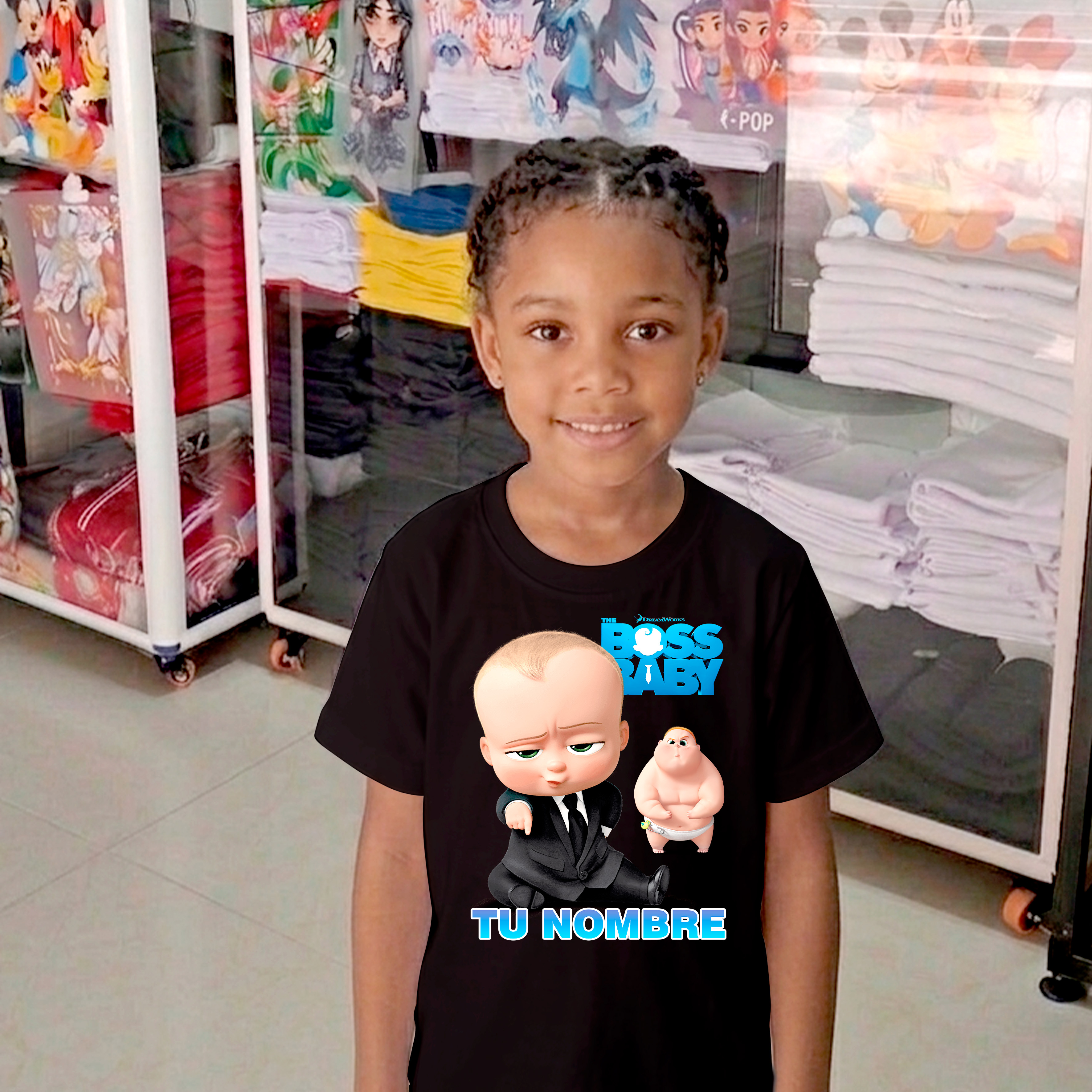 Camiseta Boss Baby personalizada
