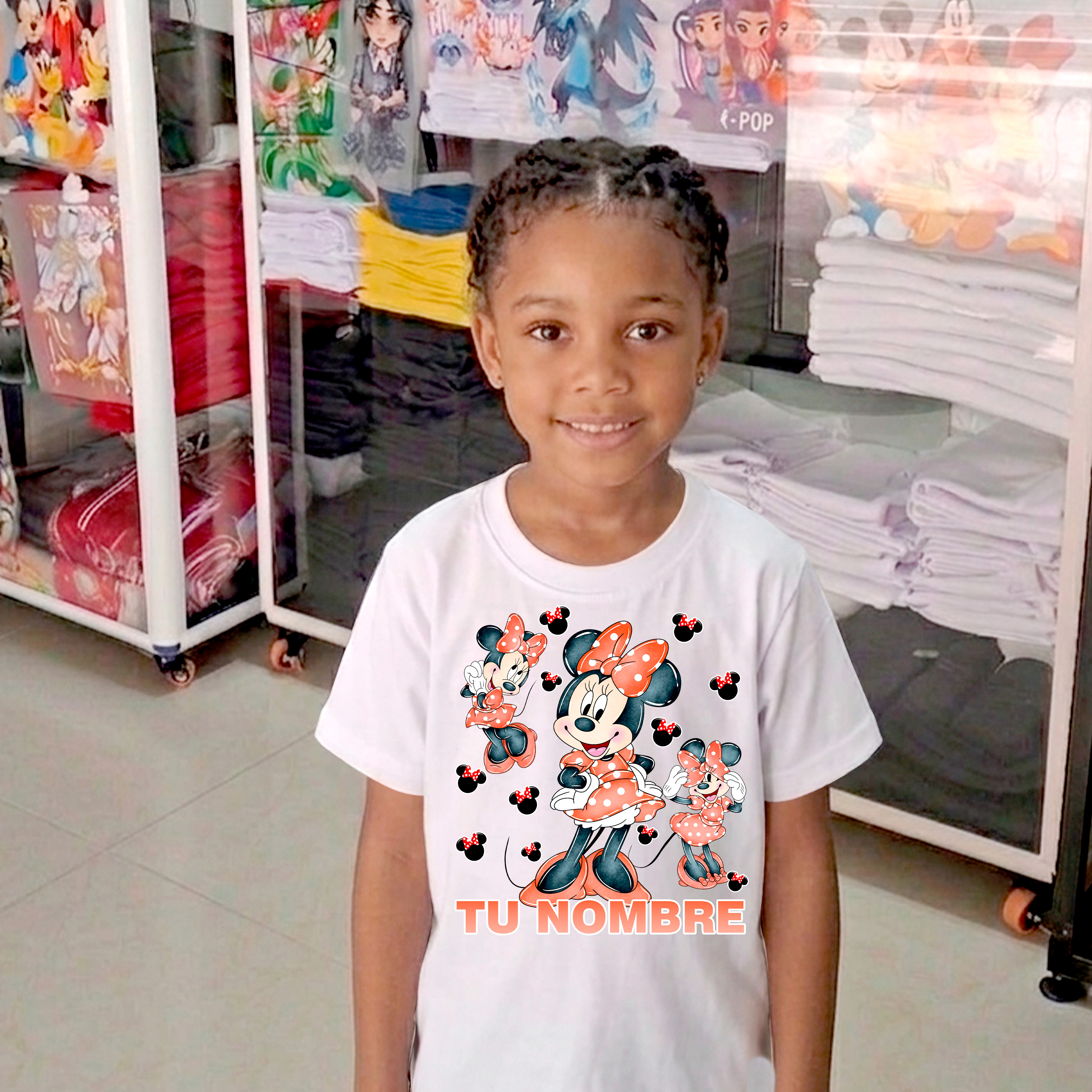 Camiseta Minnie Mouse Personalizada