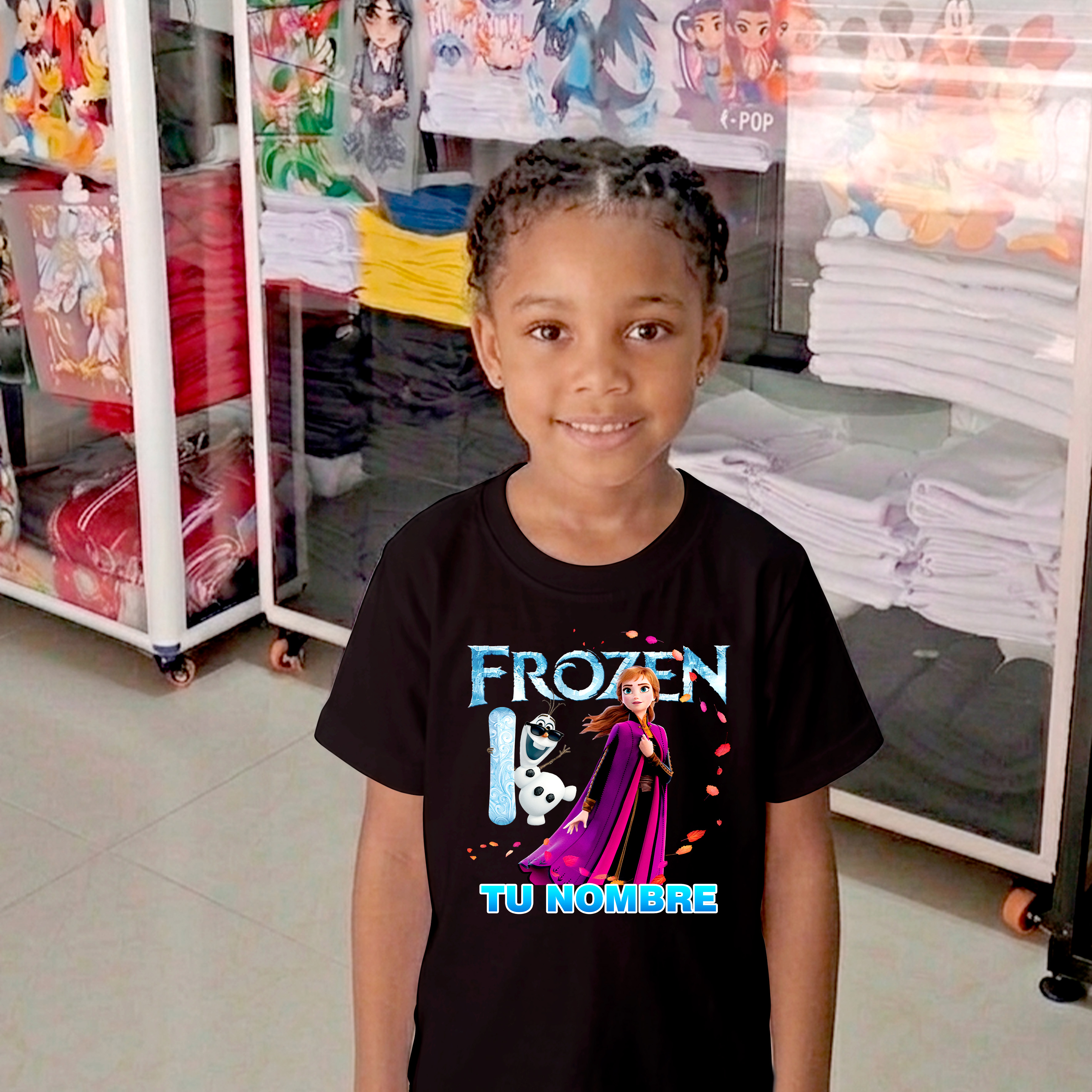 Camiseta Frozen personalizada