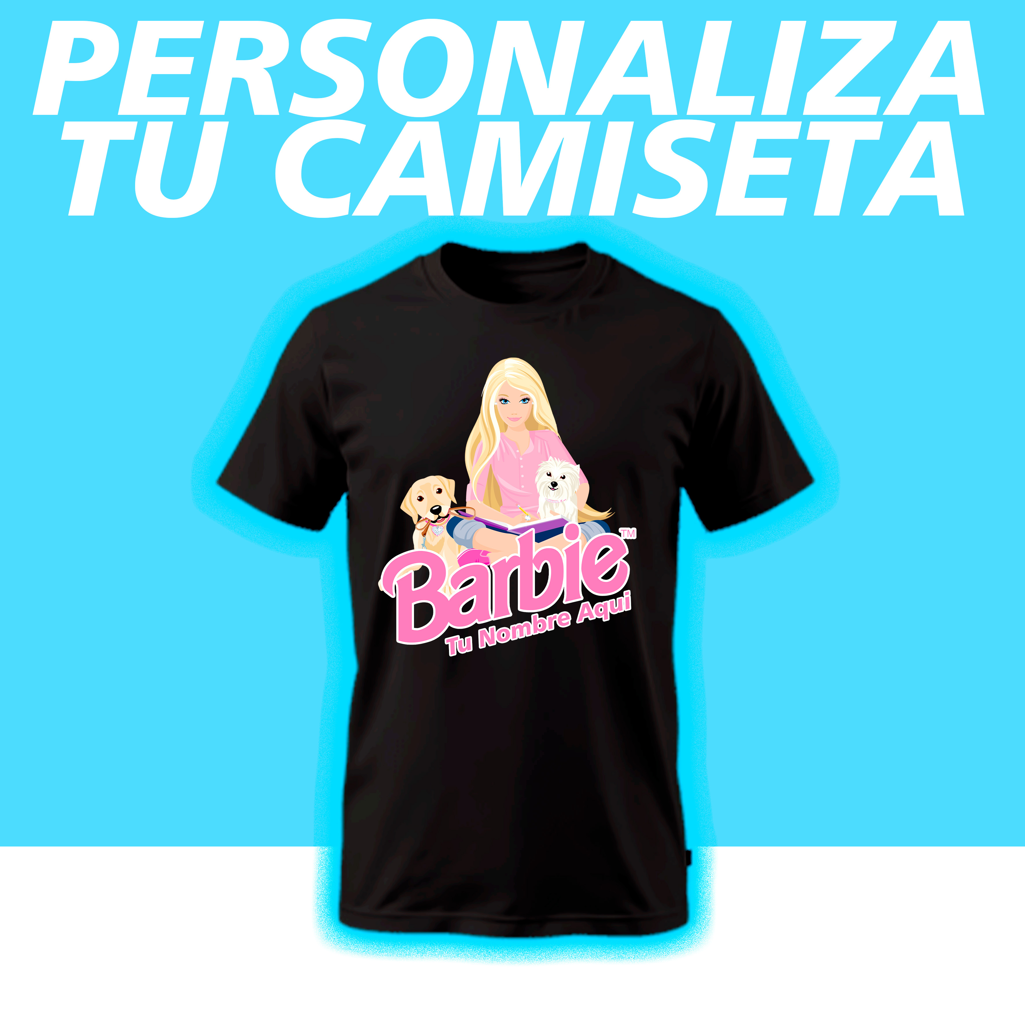 Camiseta Barbie personalizada