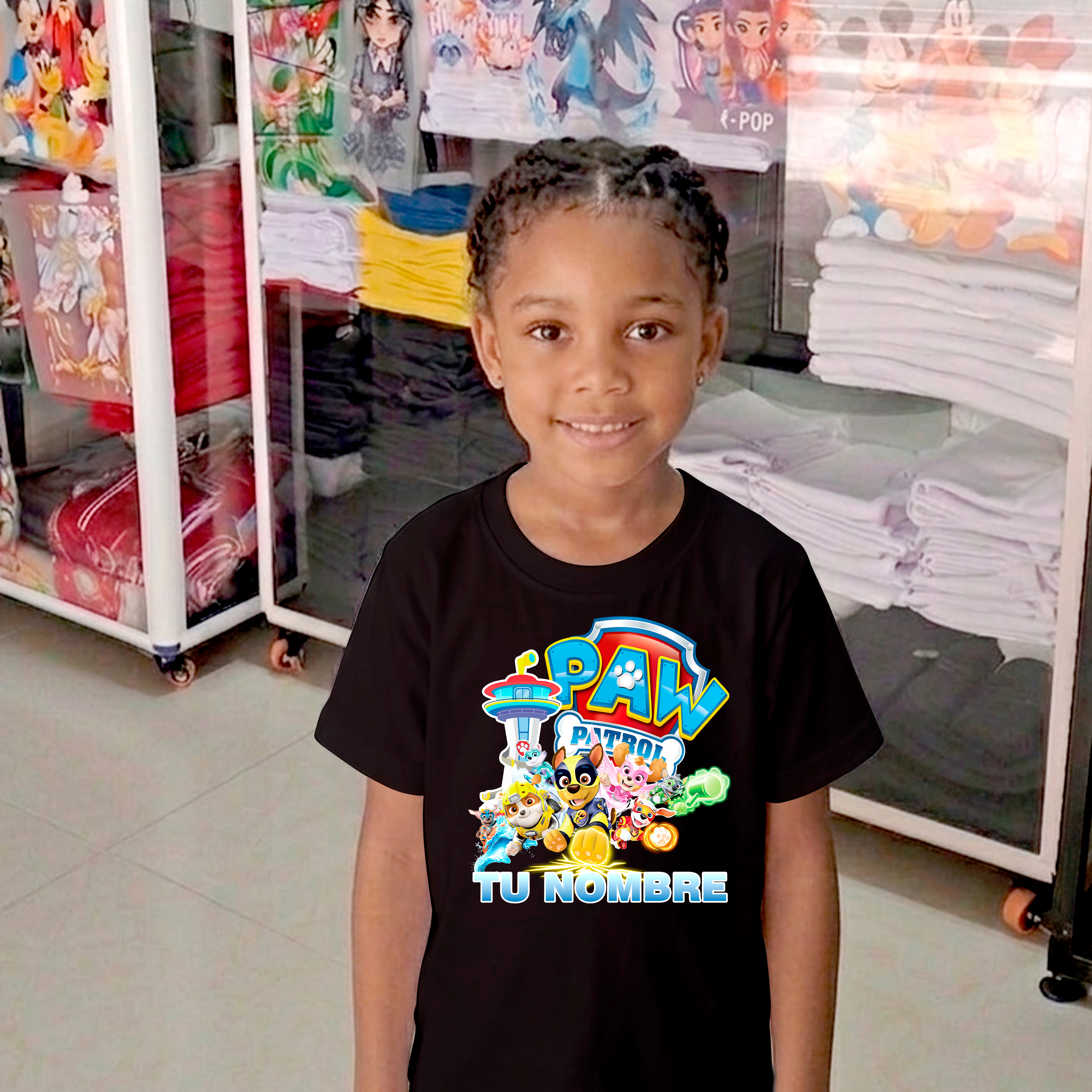 Camiseta Paw Patrol personalizada