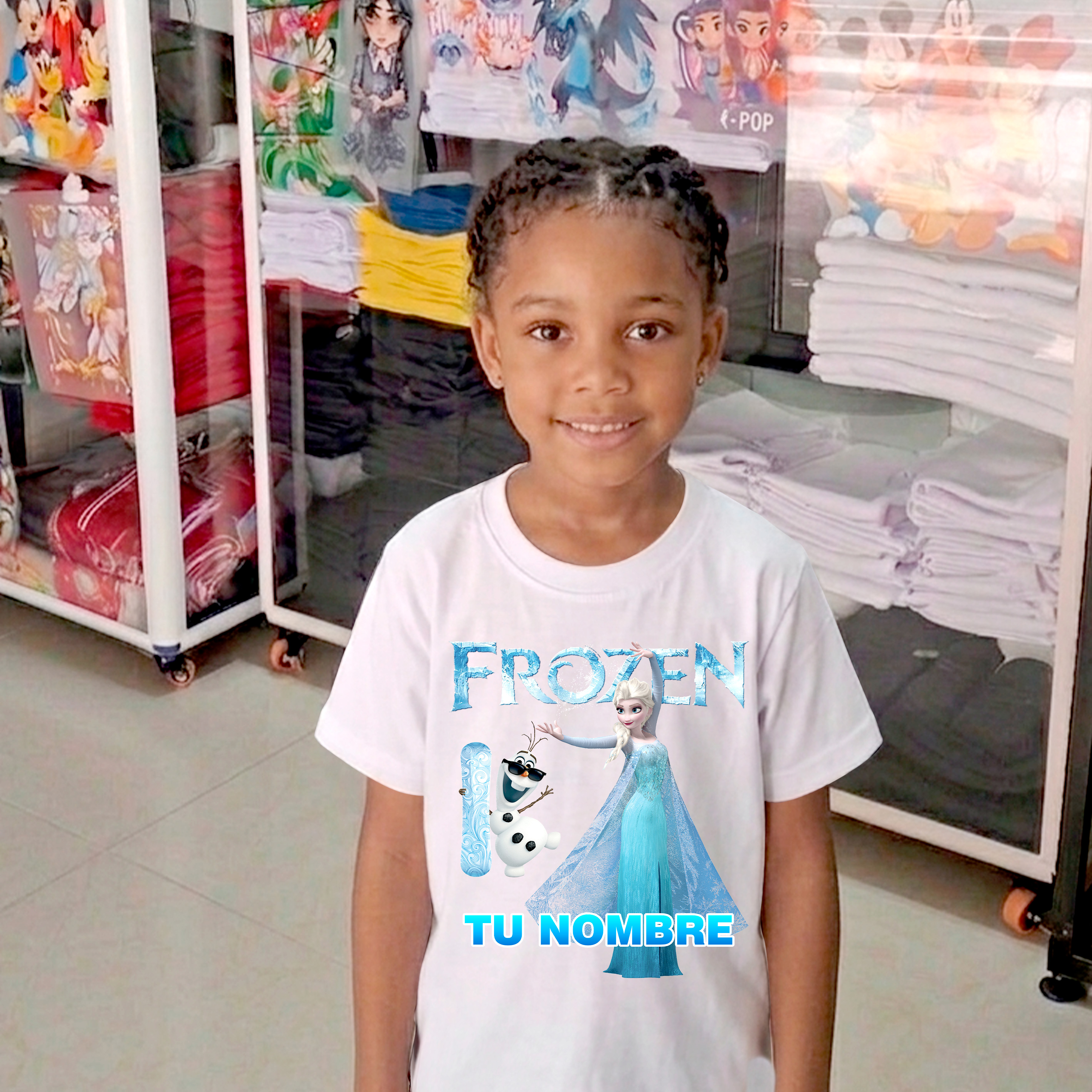 Camiseta Frozen personalizada