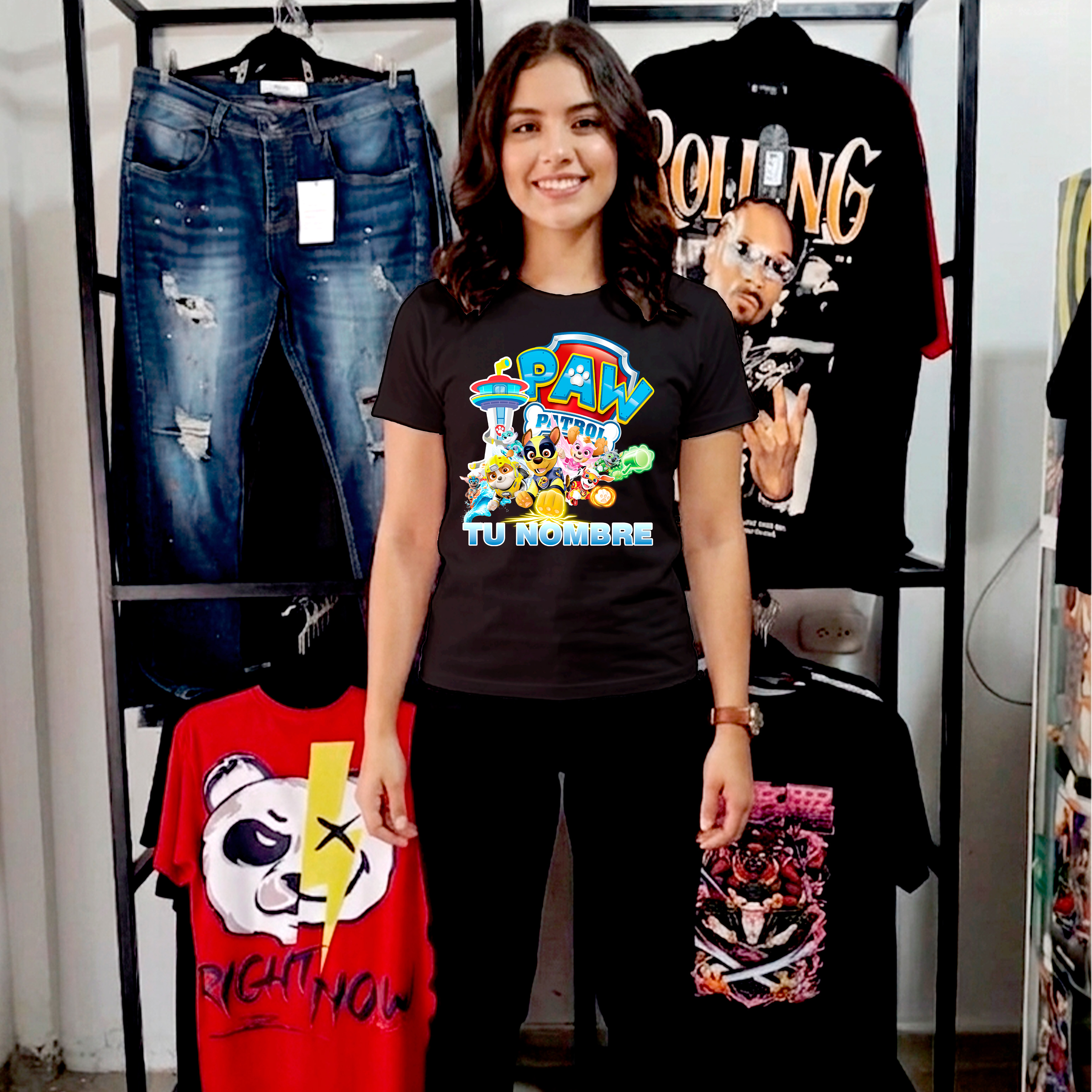 Camiseta Paw Patrol personalizada