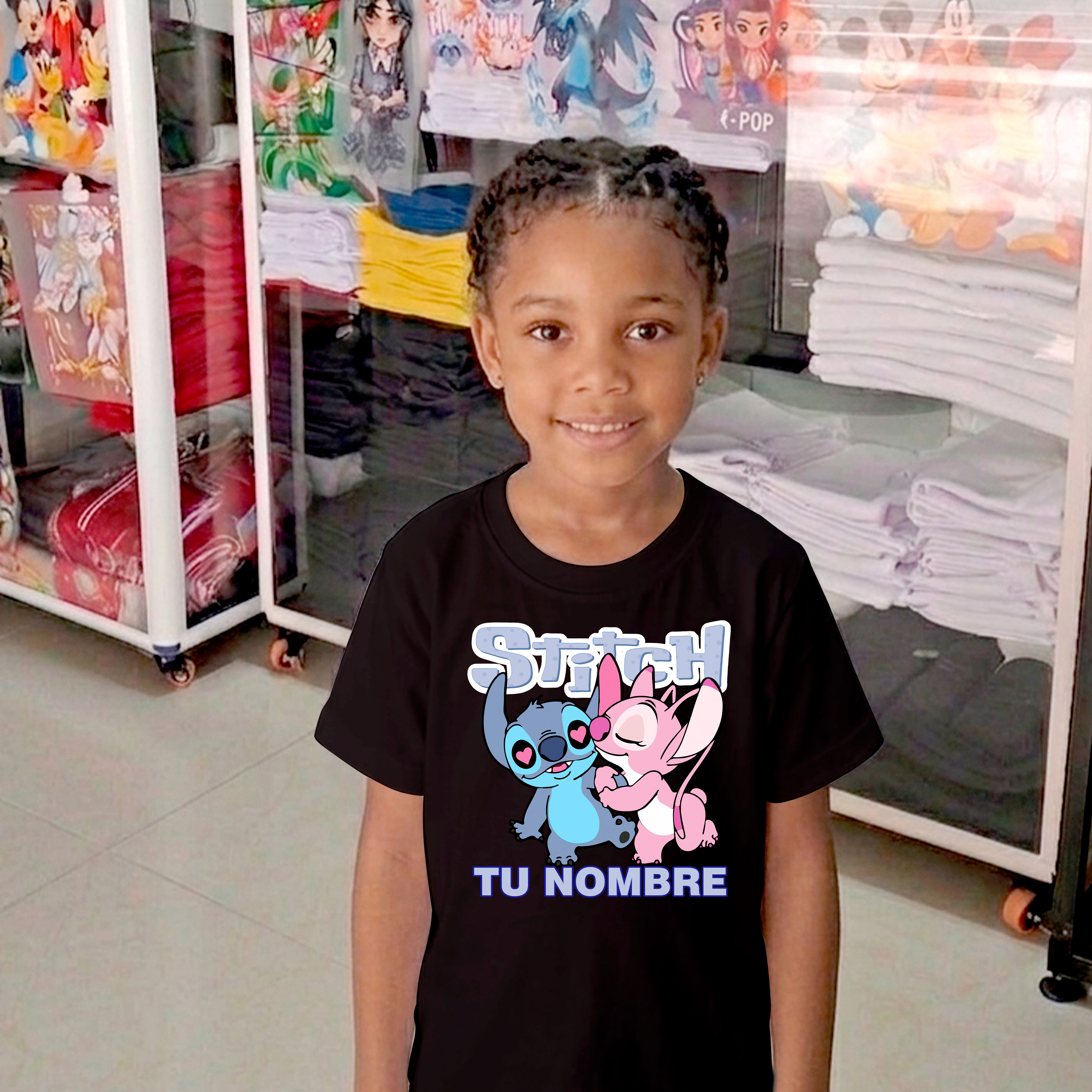 Camiseta Stitch Personalizada