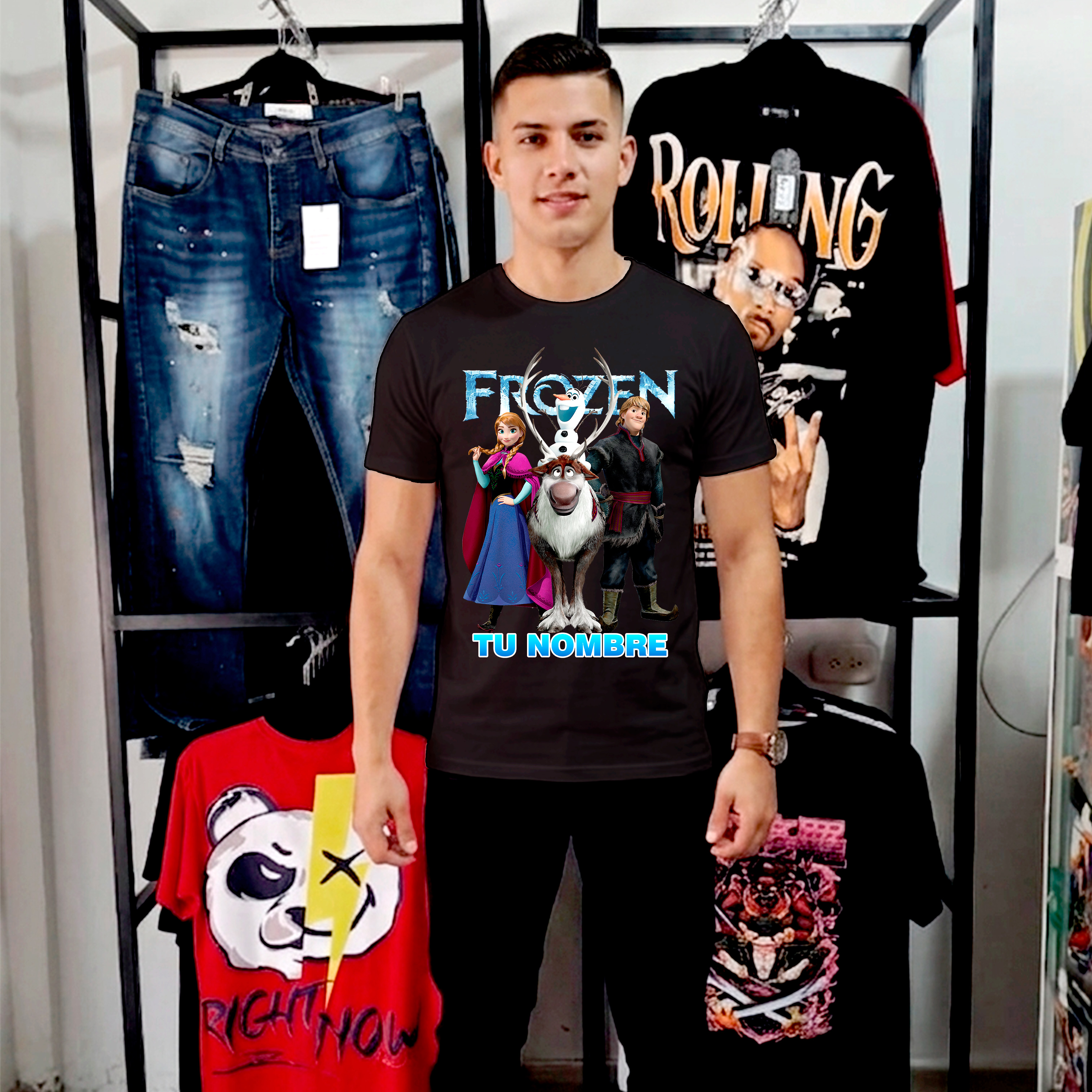 Camiseta Frozen personalizada