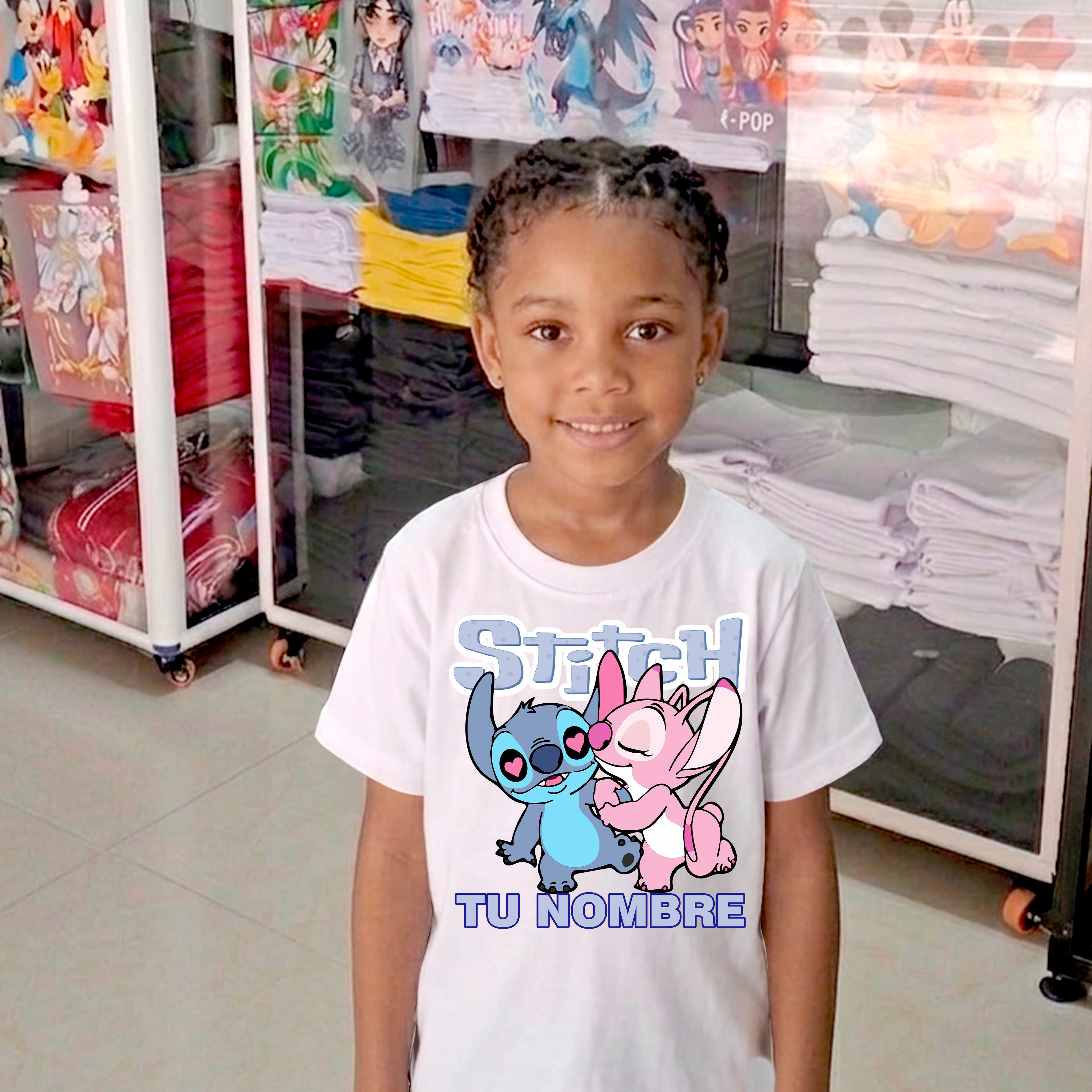 Camiseta Stitch Personalizada