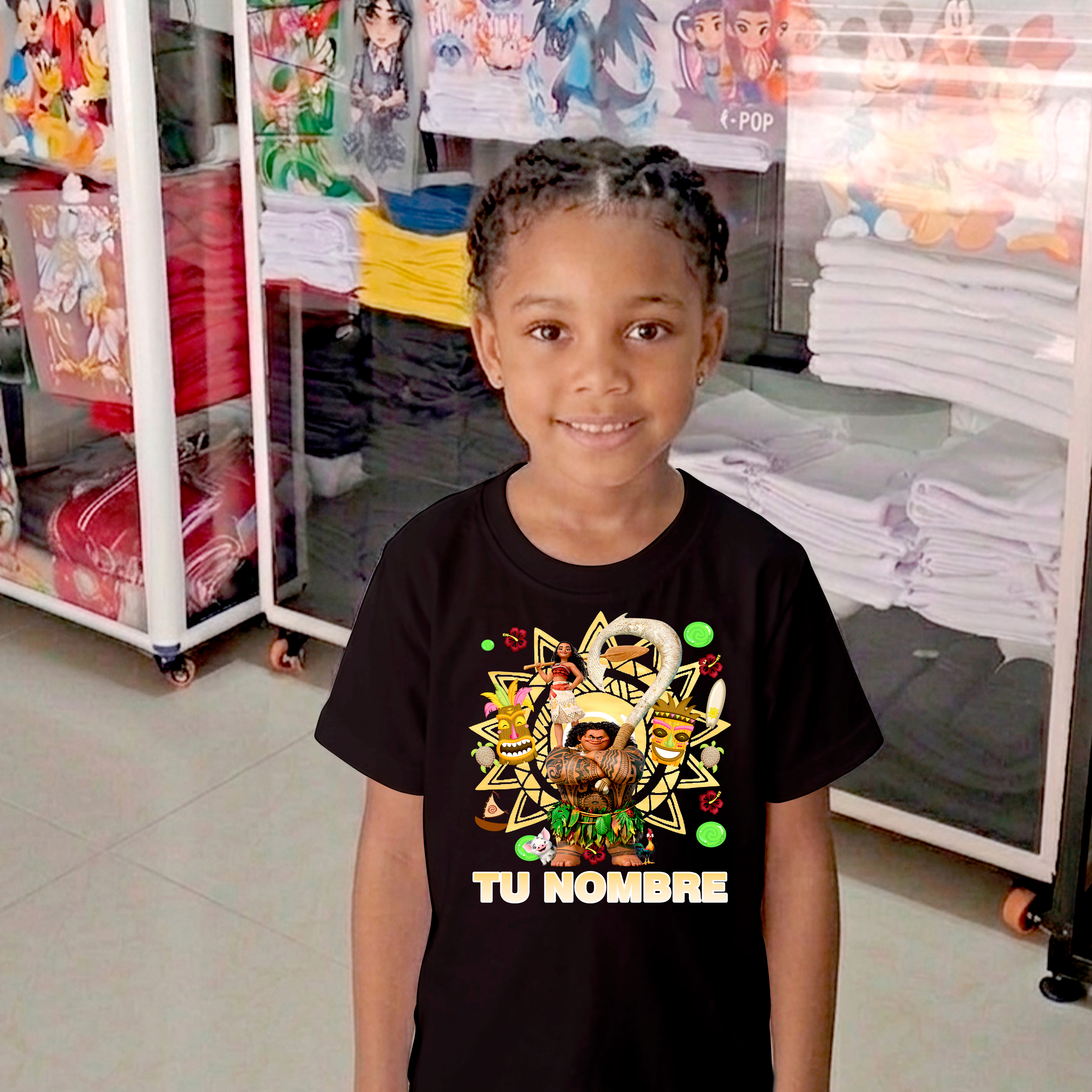 Camiseta Moana personalizada 