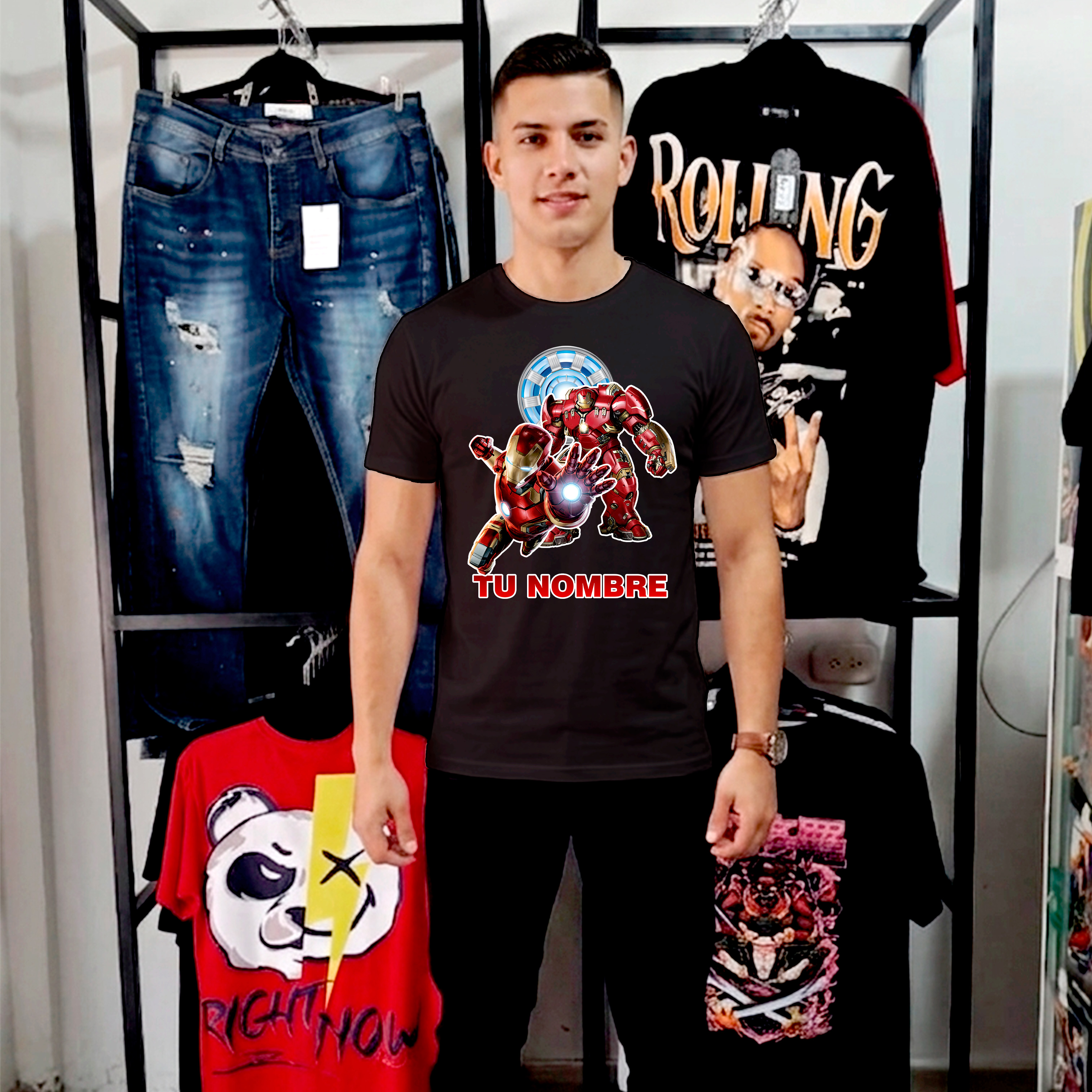 Camiseta Ironman Personalizada