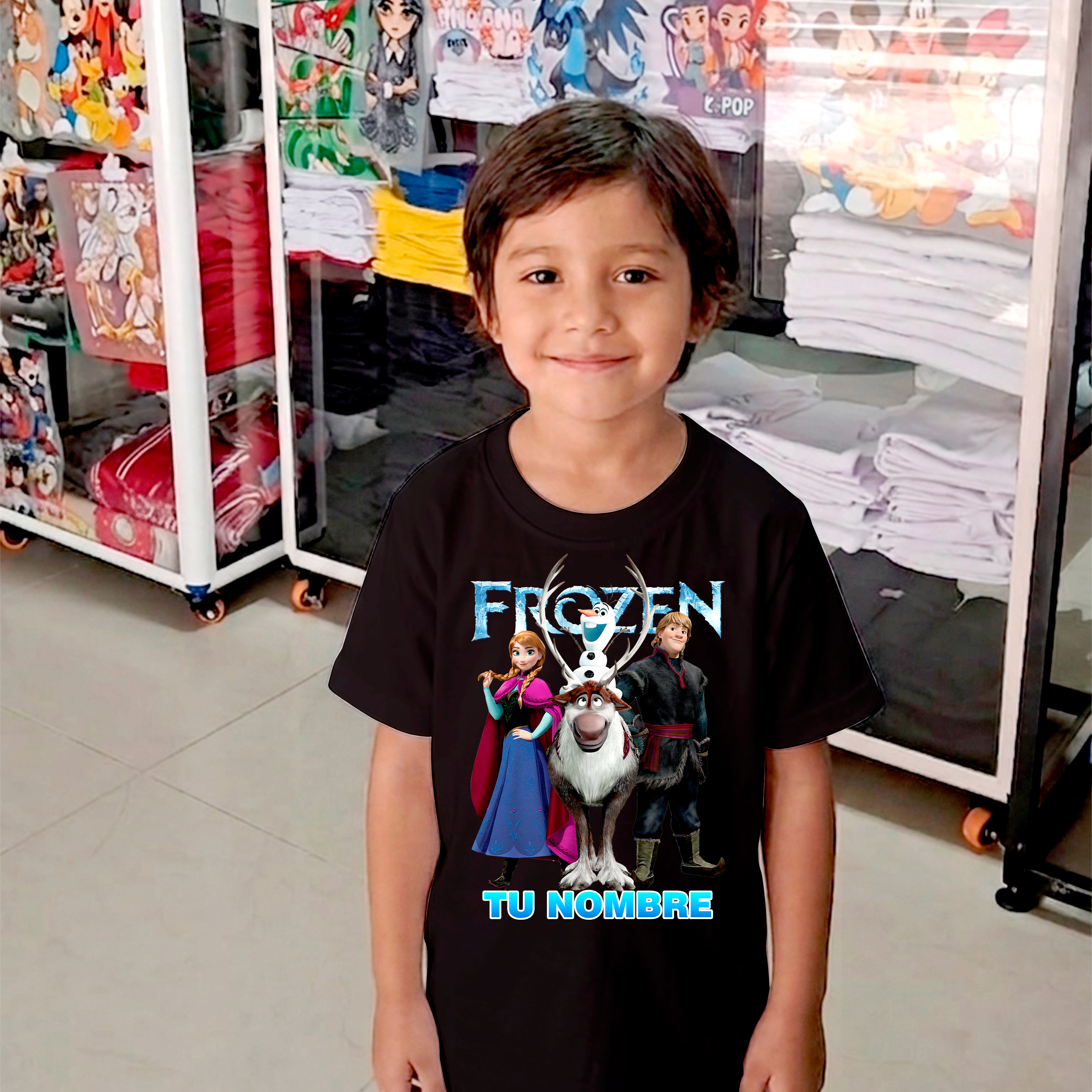 Camiseta Frozen personalizada