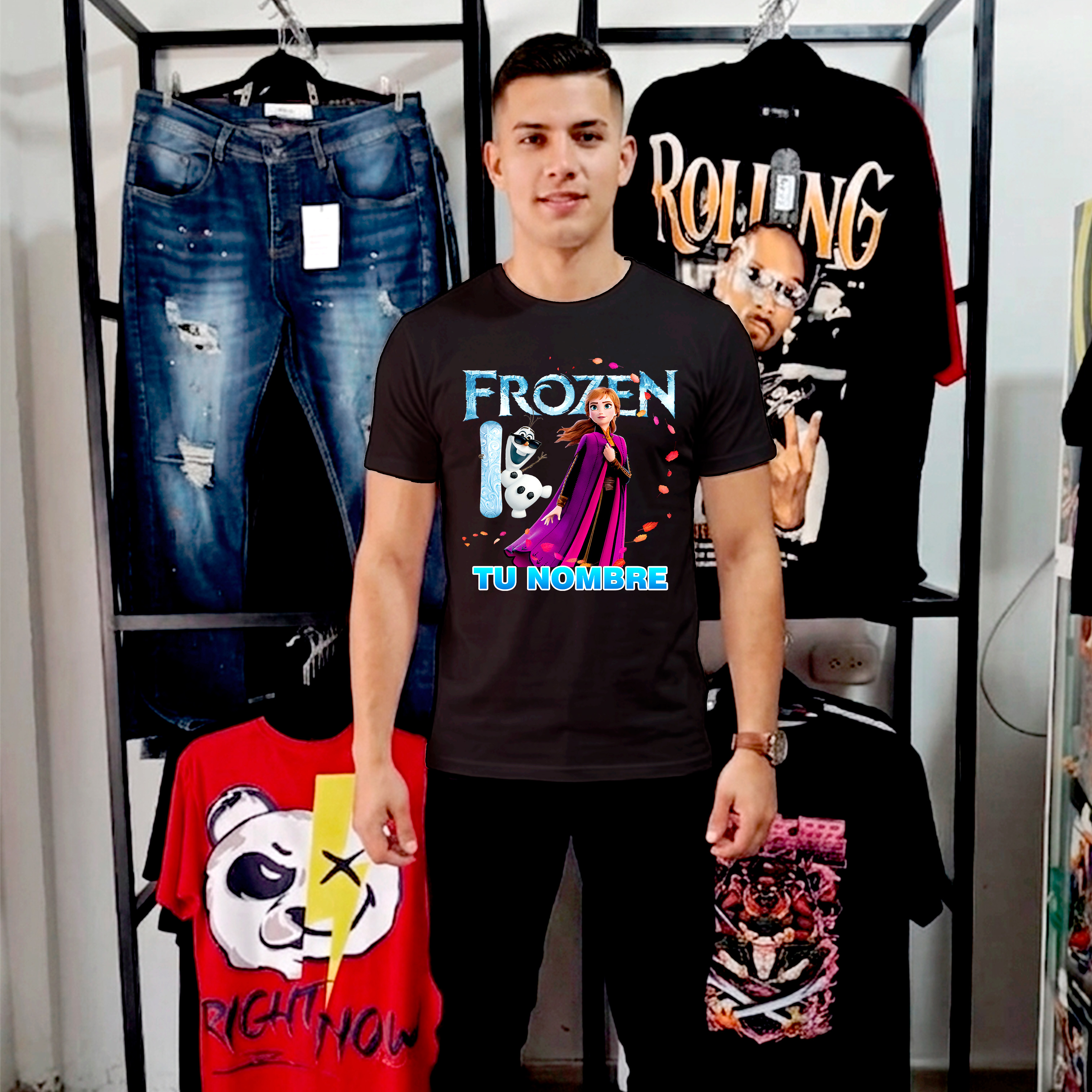 Camiseta Frozen personalizada