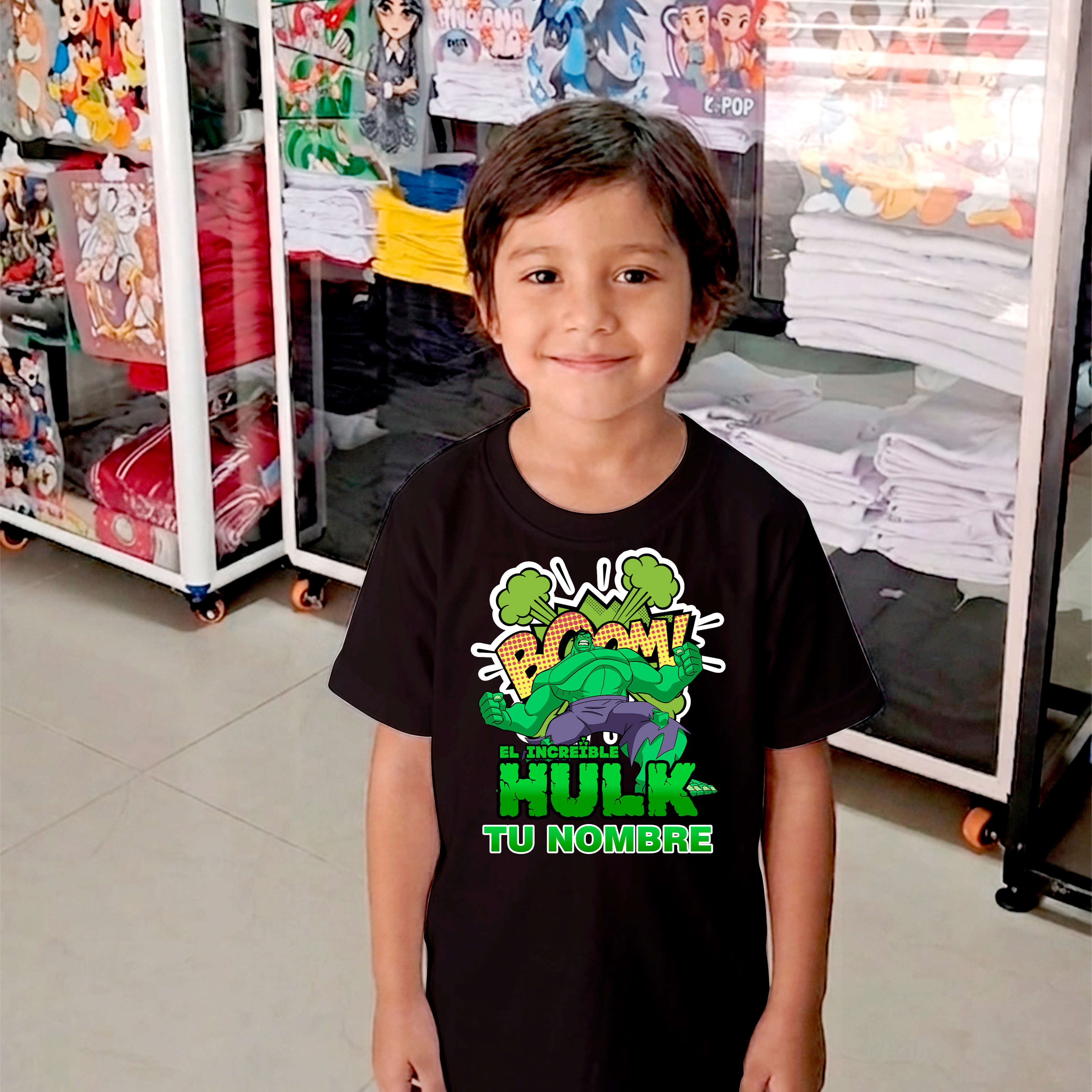 Camiseta Hulk Personalizada