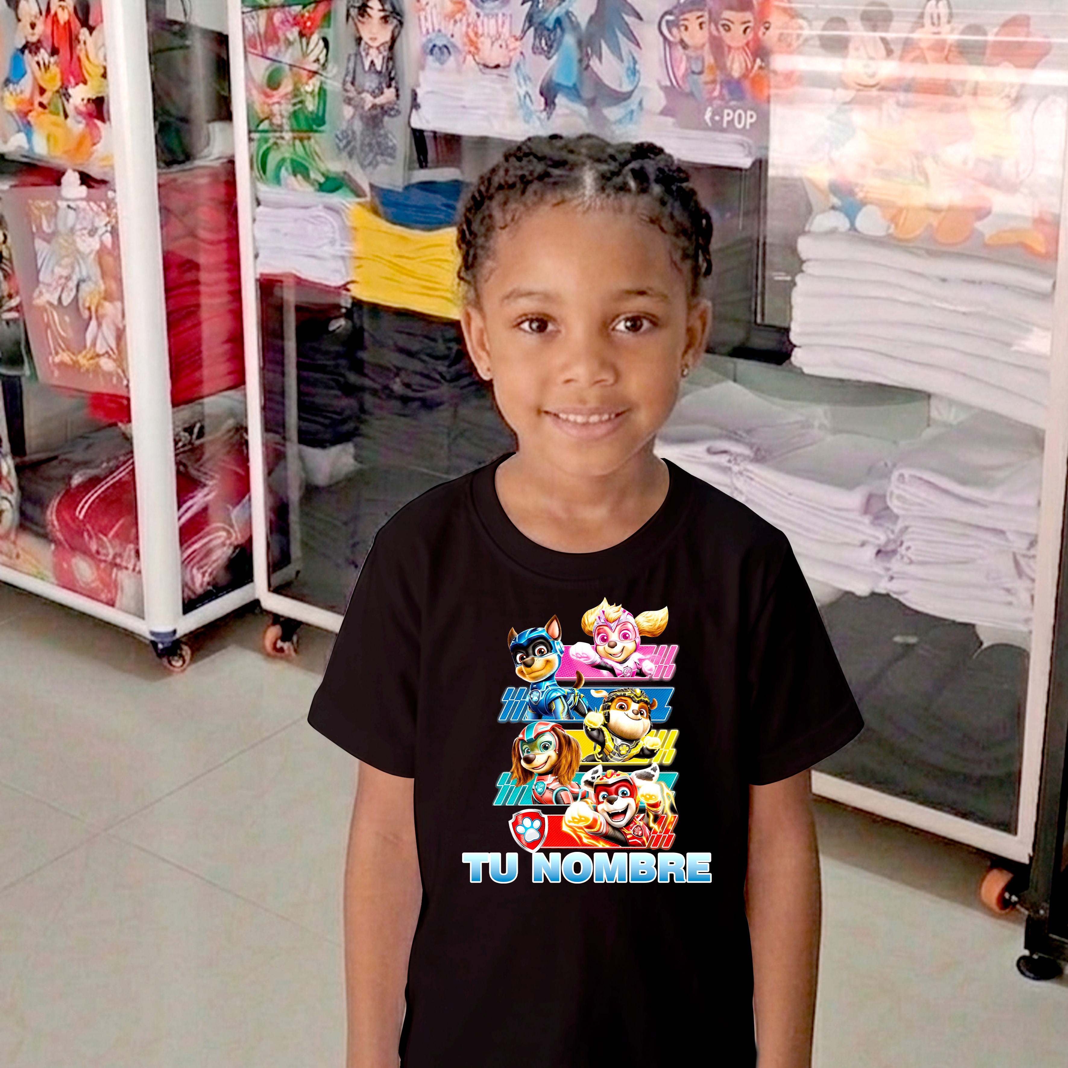 Camiseta Paw Patrol personalizada