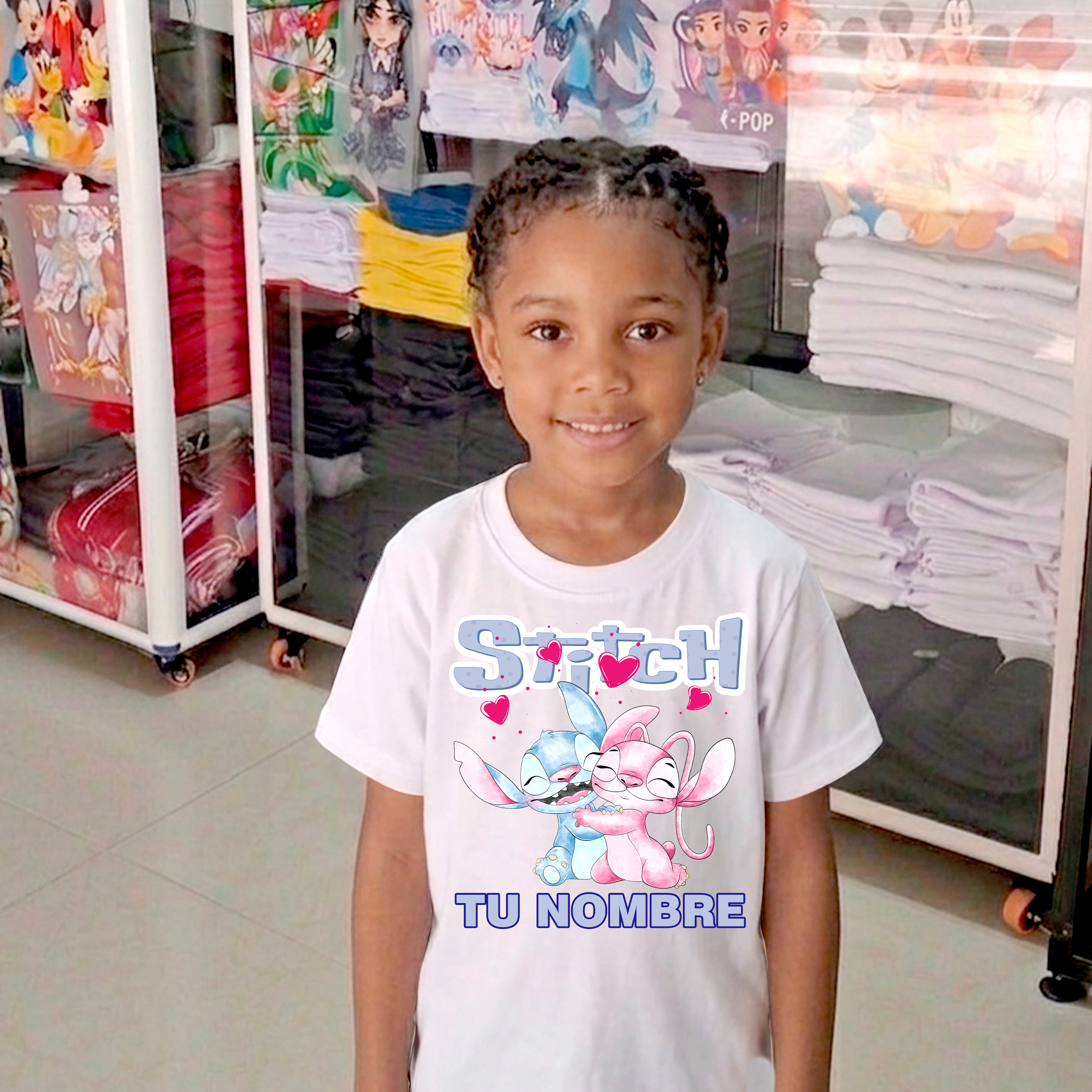 Camiseta Stitch Personalizada