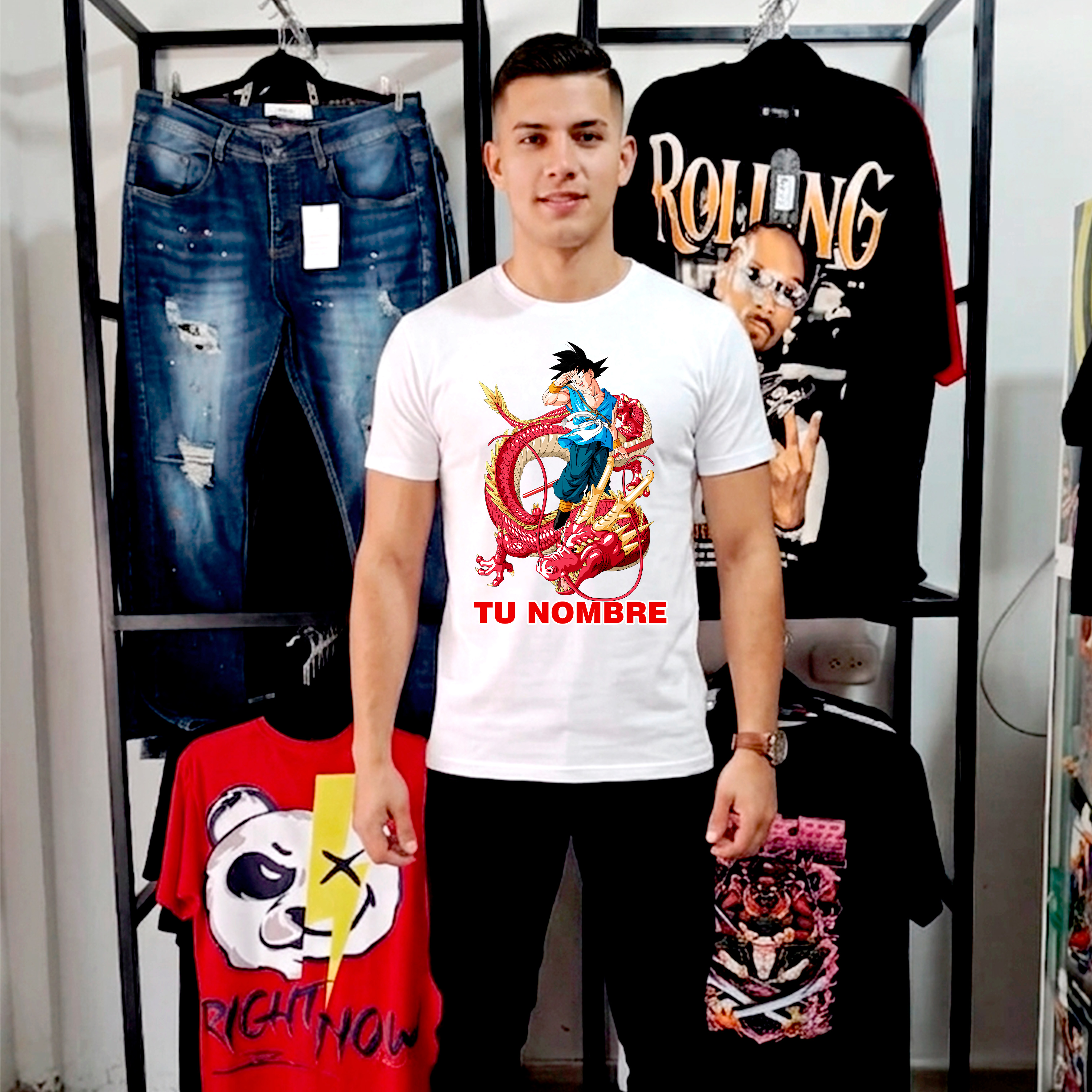 Camiseta Goku Personalizada