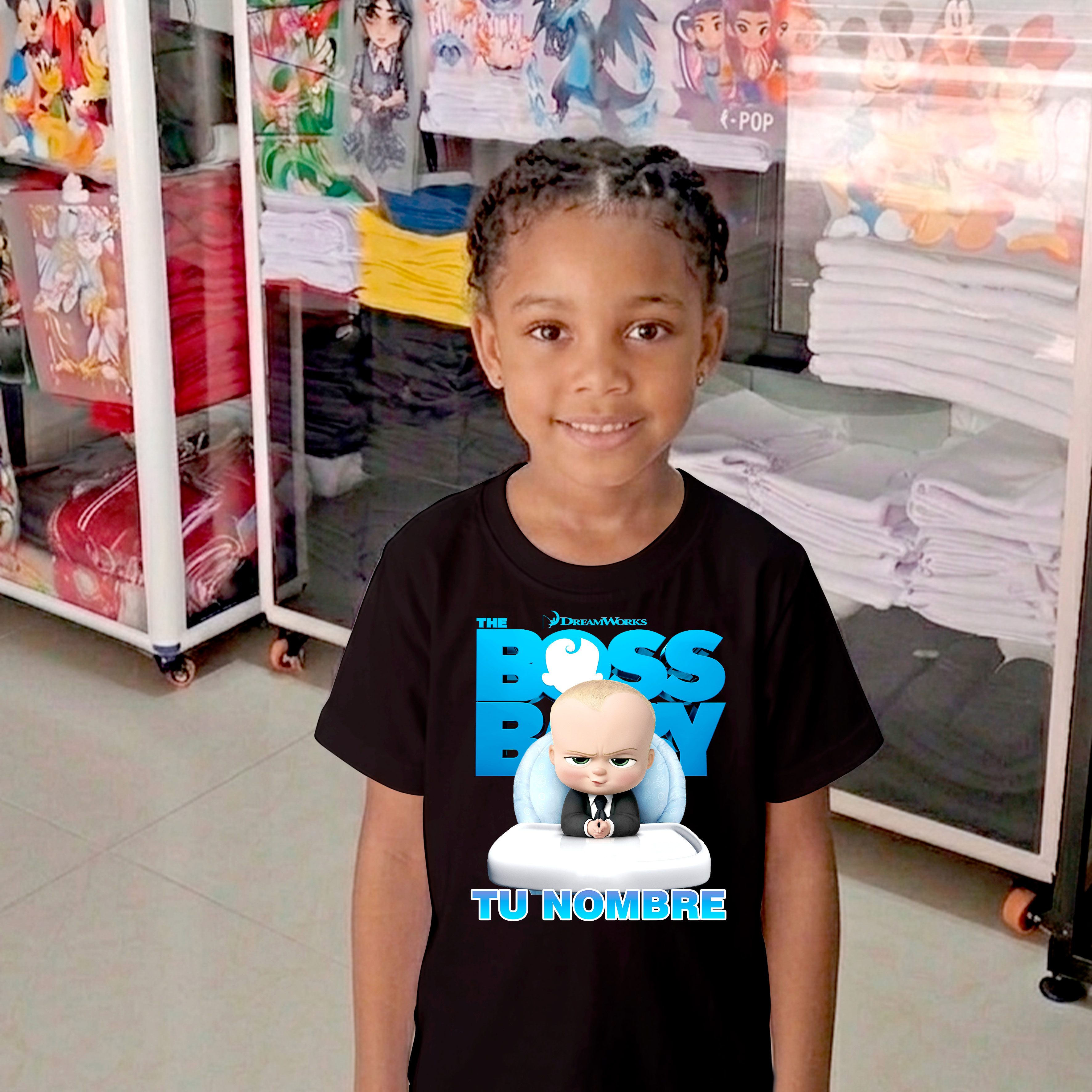 Camiseta Boss Baby personalizada