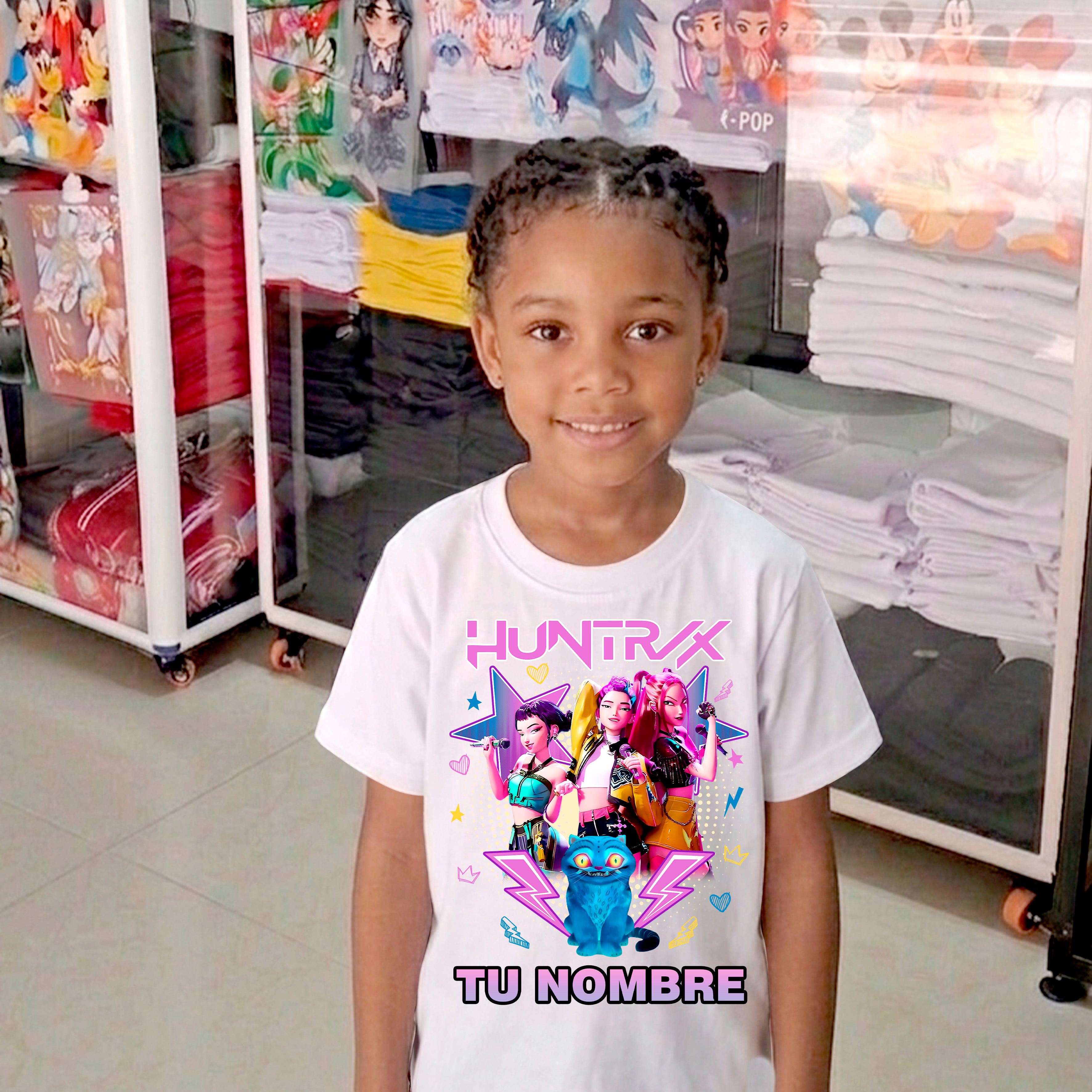 Camiseta K-pop Personalizada