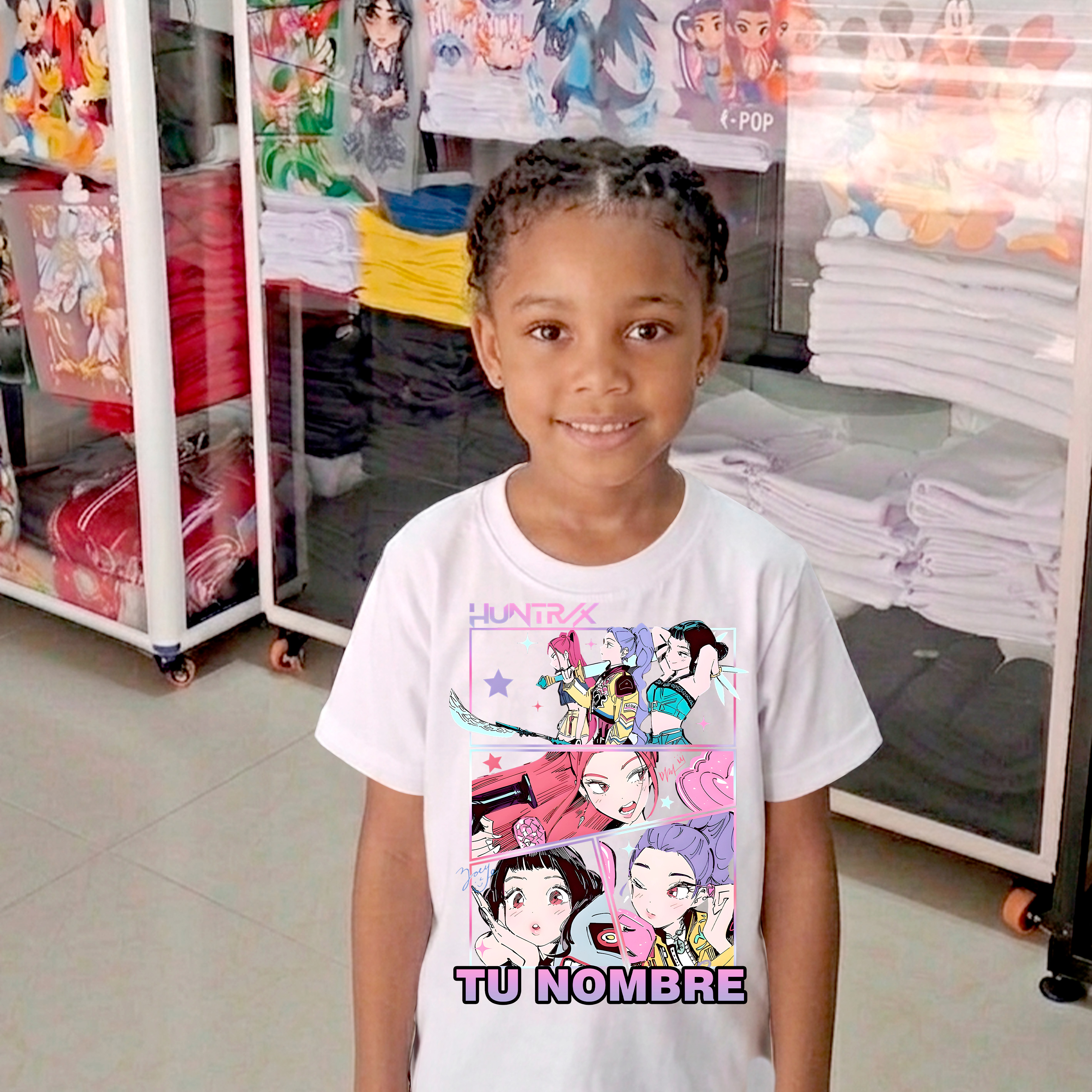 Camiseta K-pop Personalizada