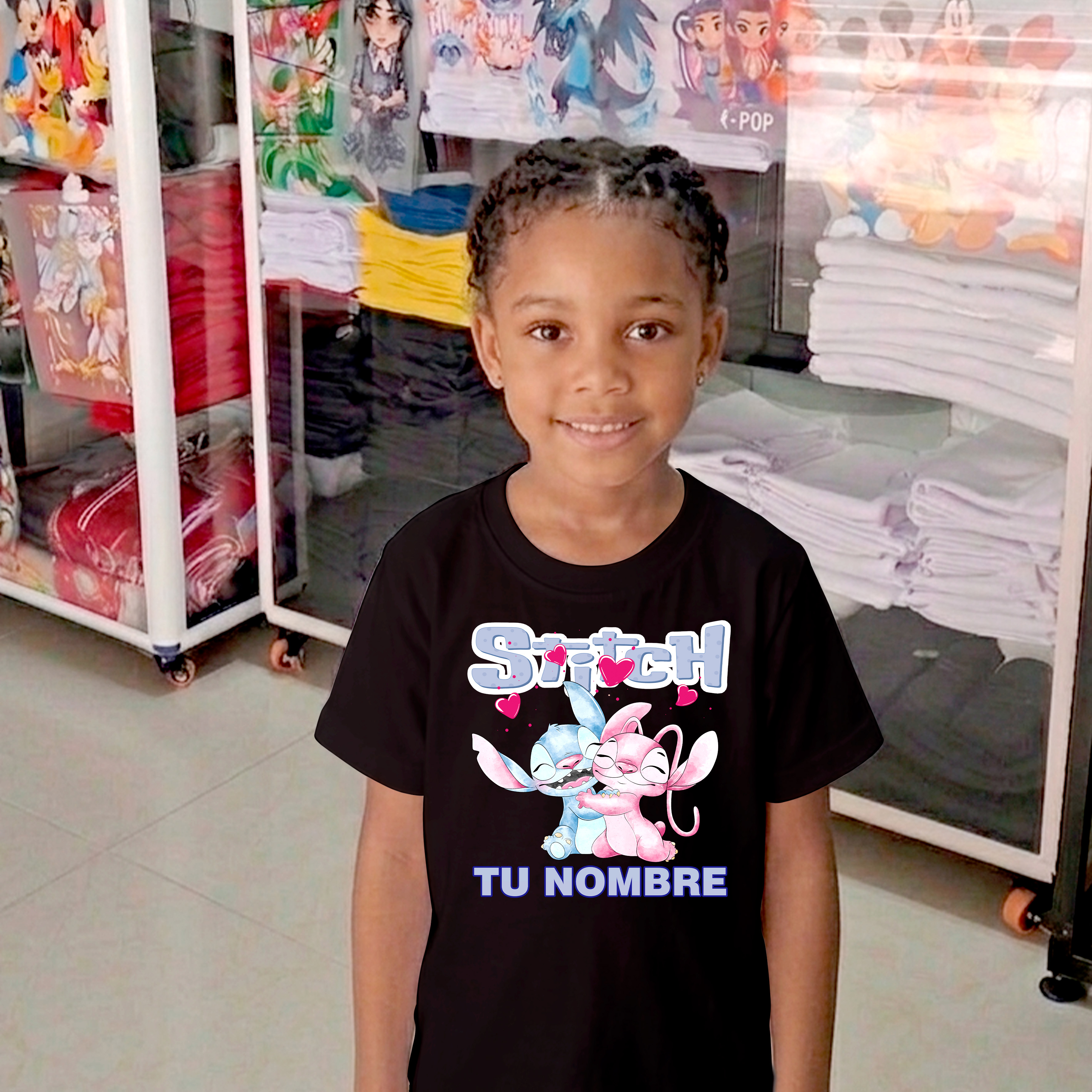 Camiseta Stitch Personalizada