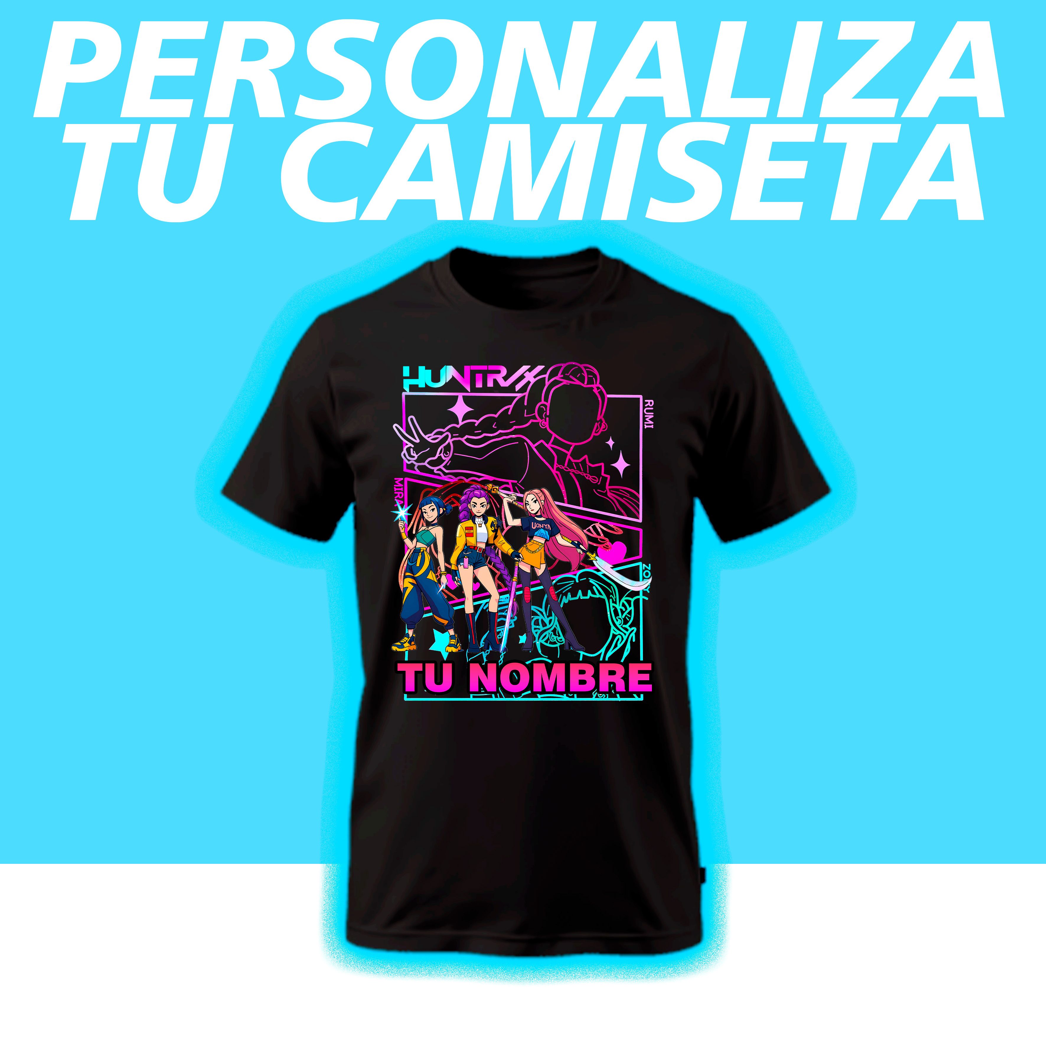 Camiseta K-pop personalizada