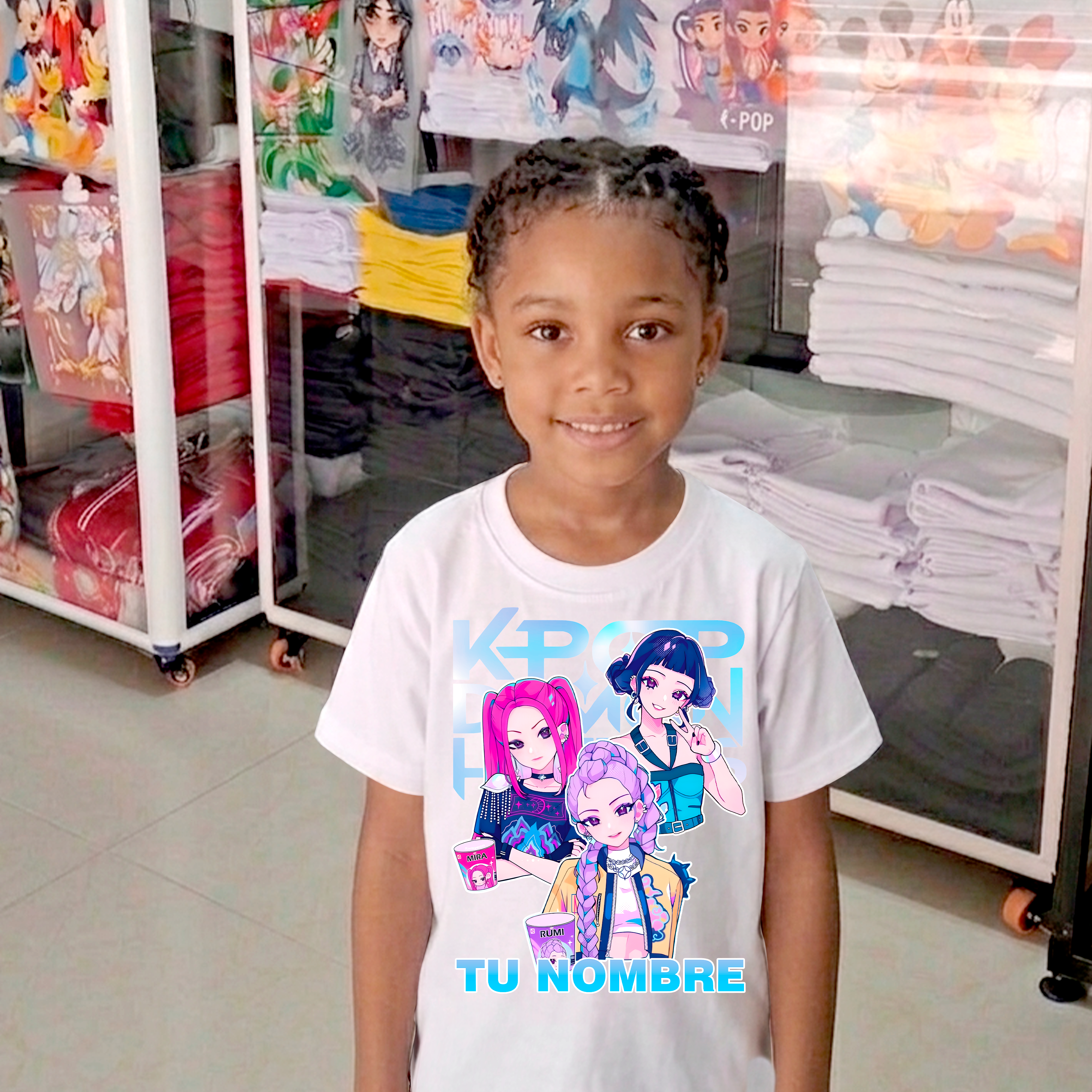 Camiseta K-Pop Personalizada