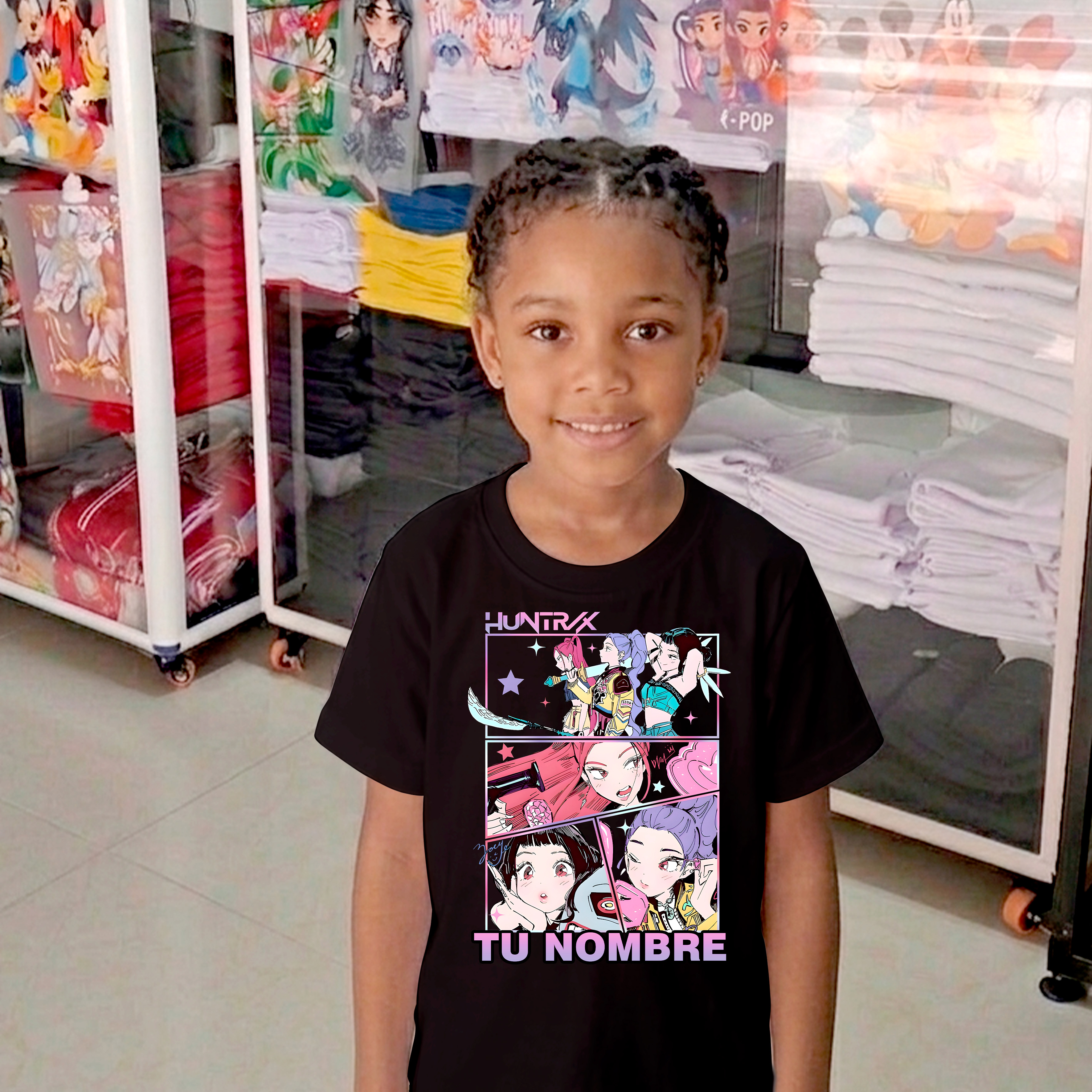 Camiseta K-pop Personalizada