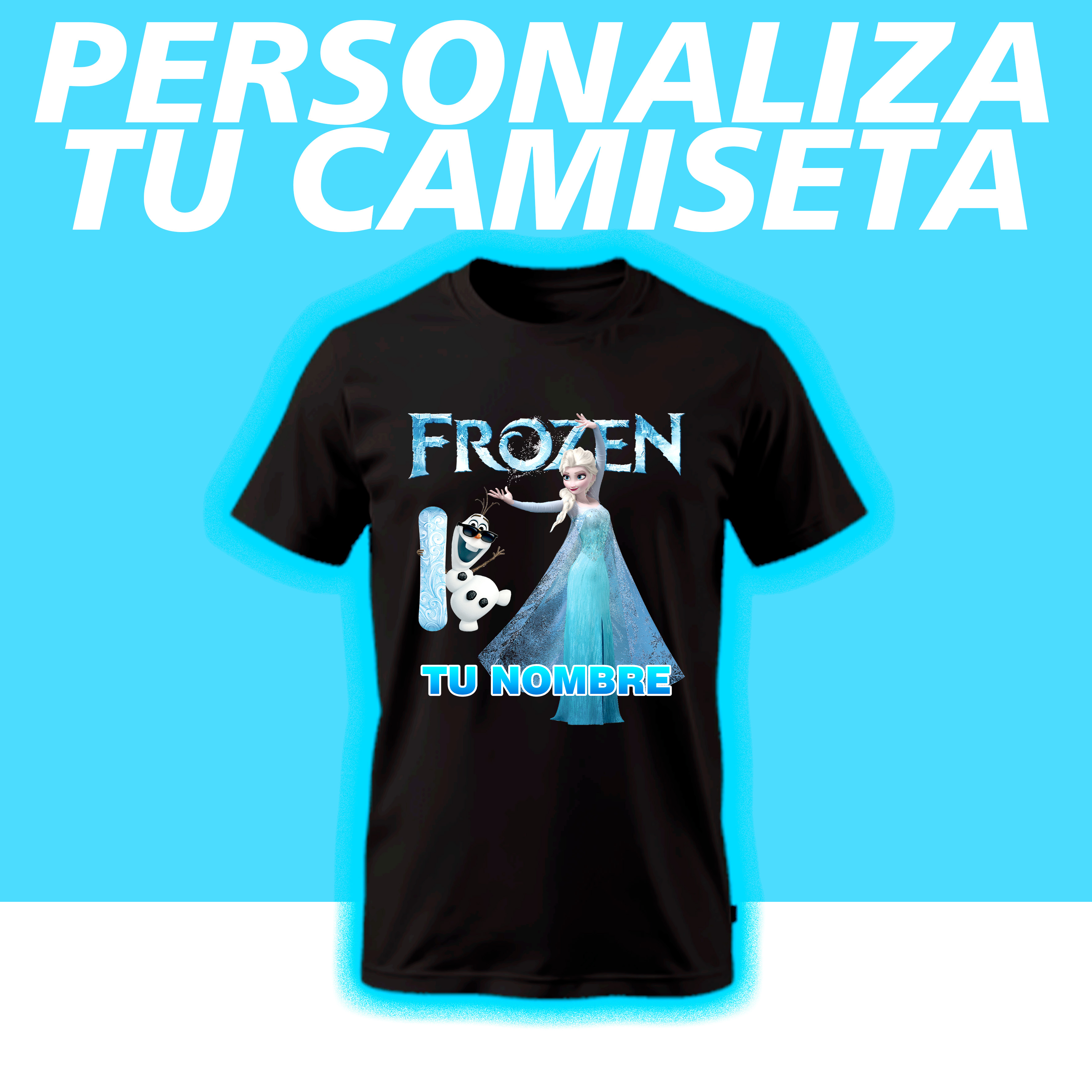 Camiseta Frozen personalizada