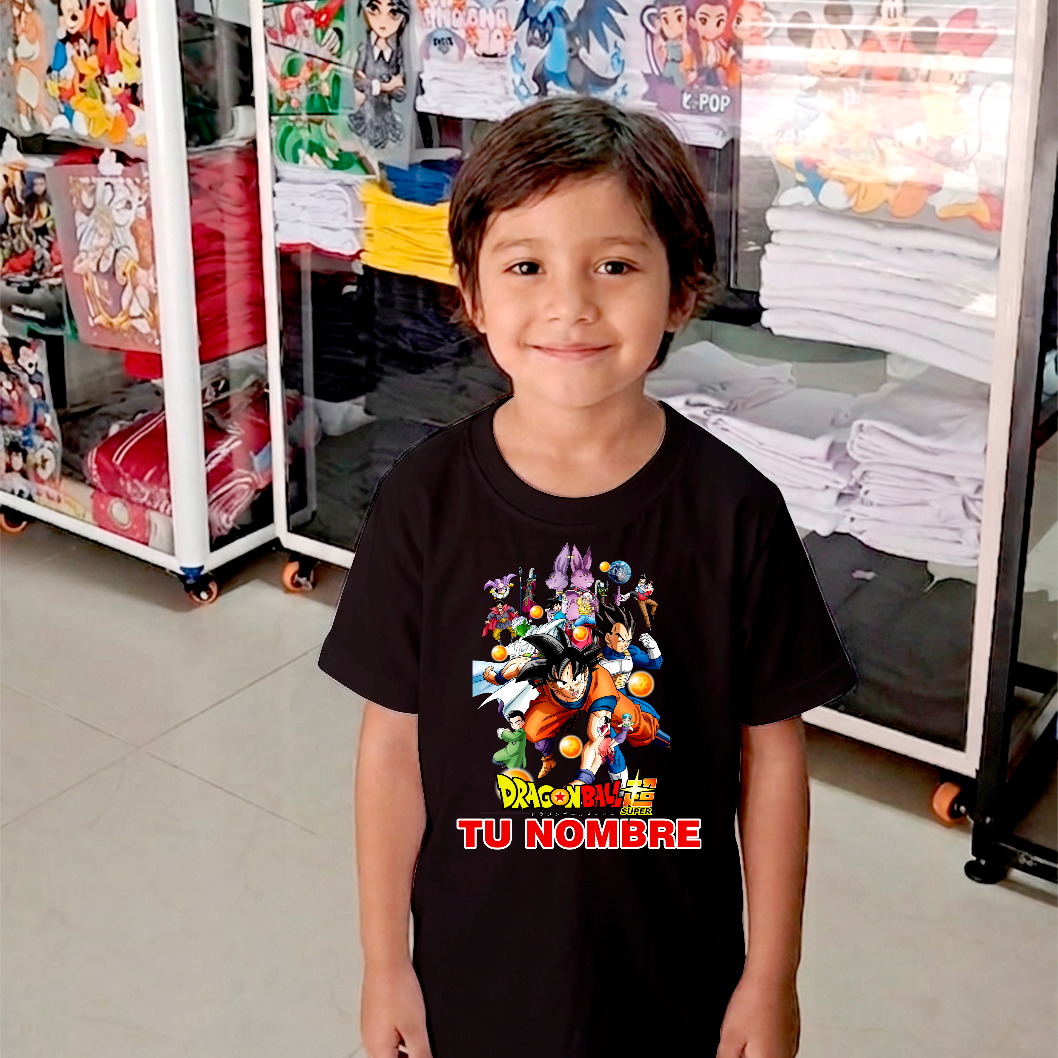 Camiseta Goku Personalizada