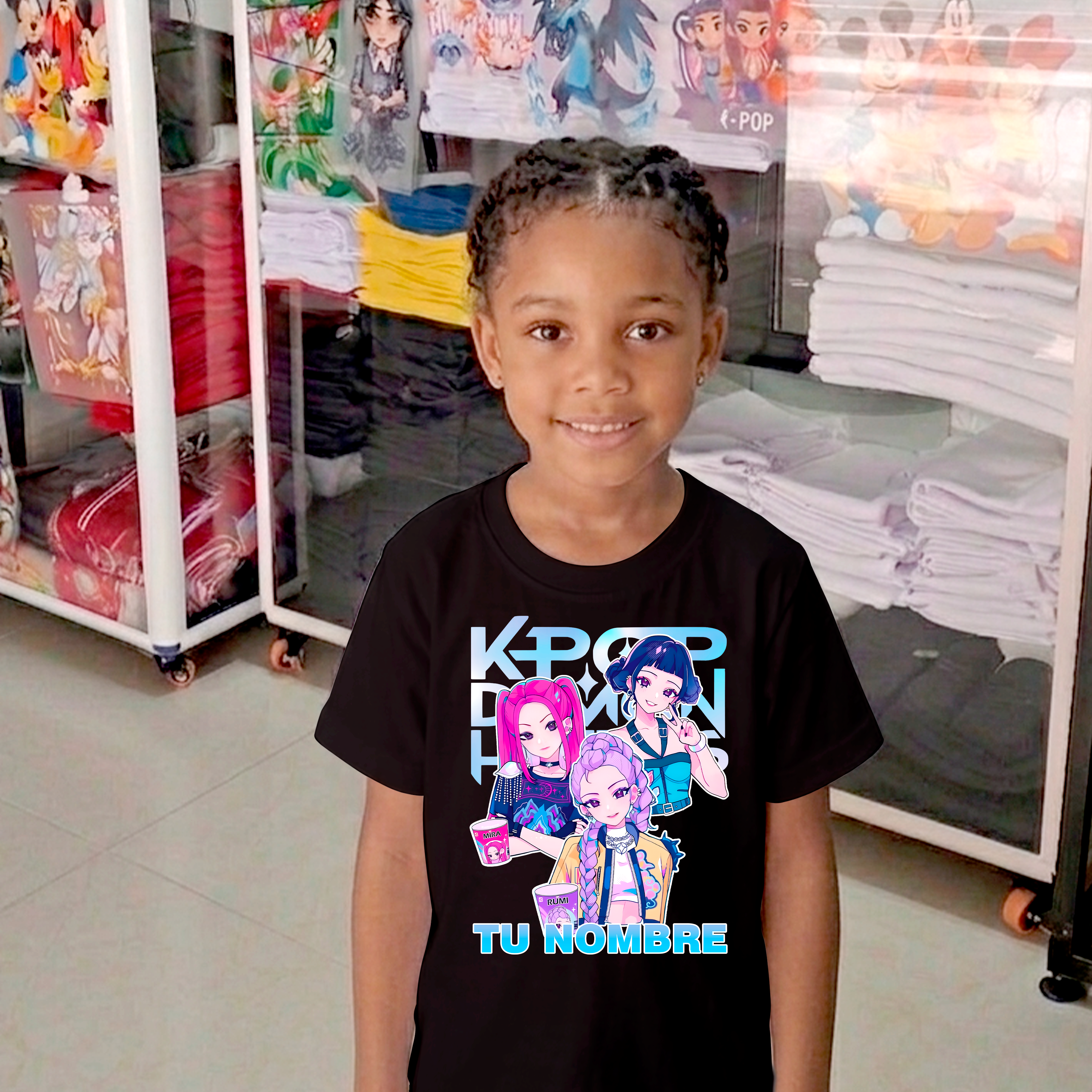 Camiseta K-Pop Personalizada