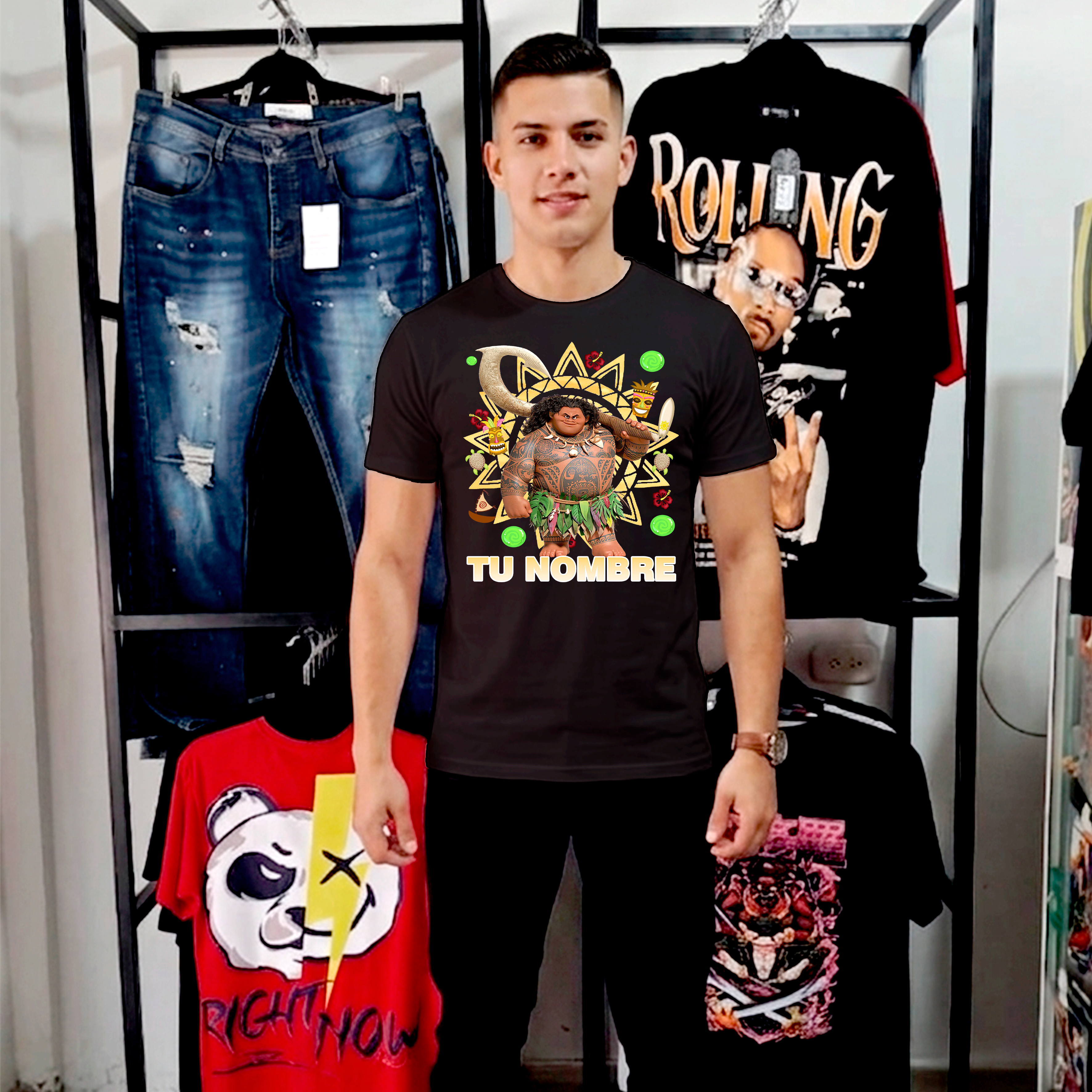 Camiseta Moana personalizada 