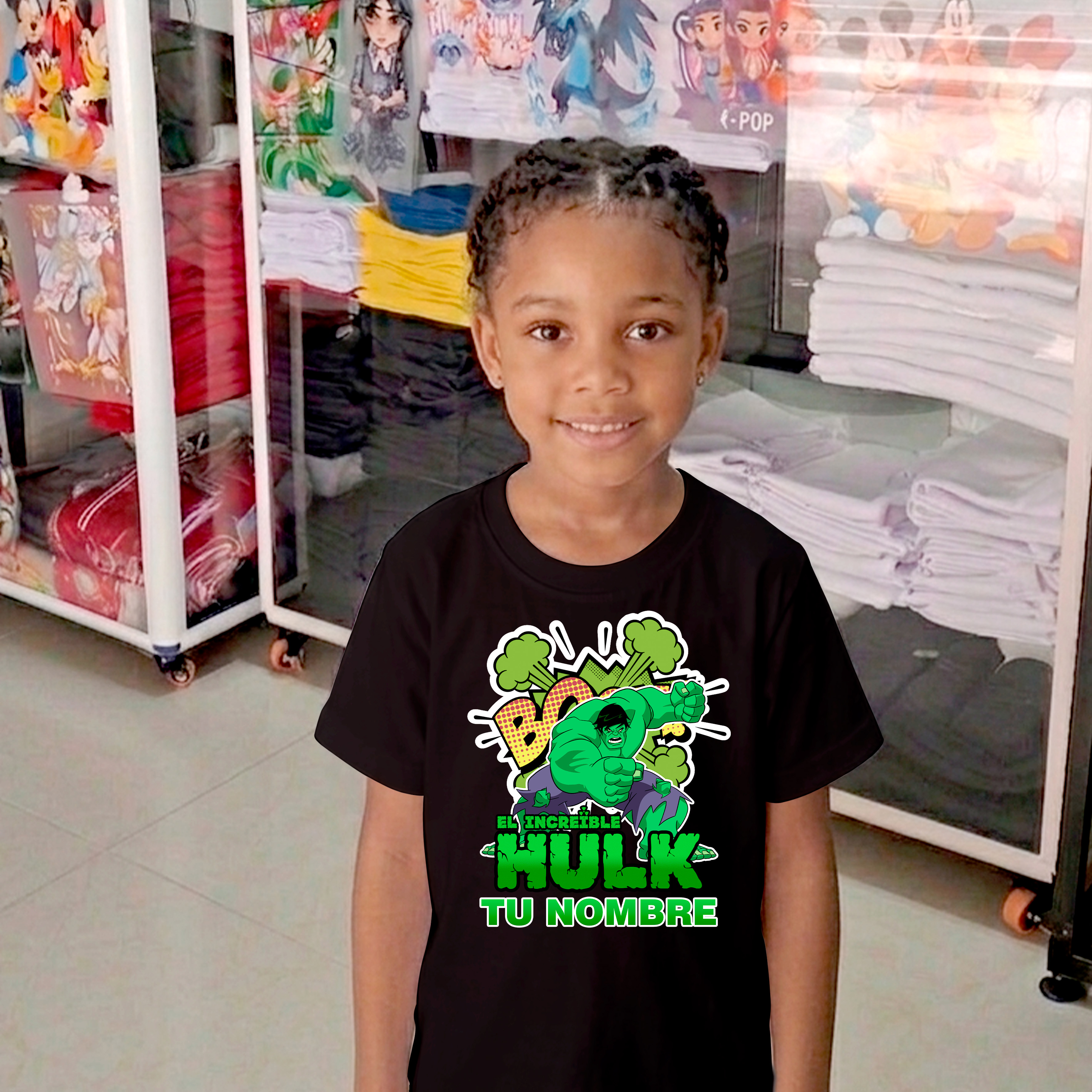 Camiseta Hulk Personalizada