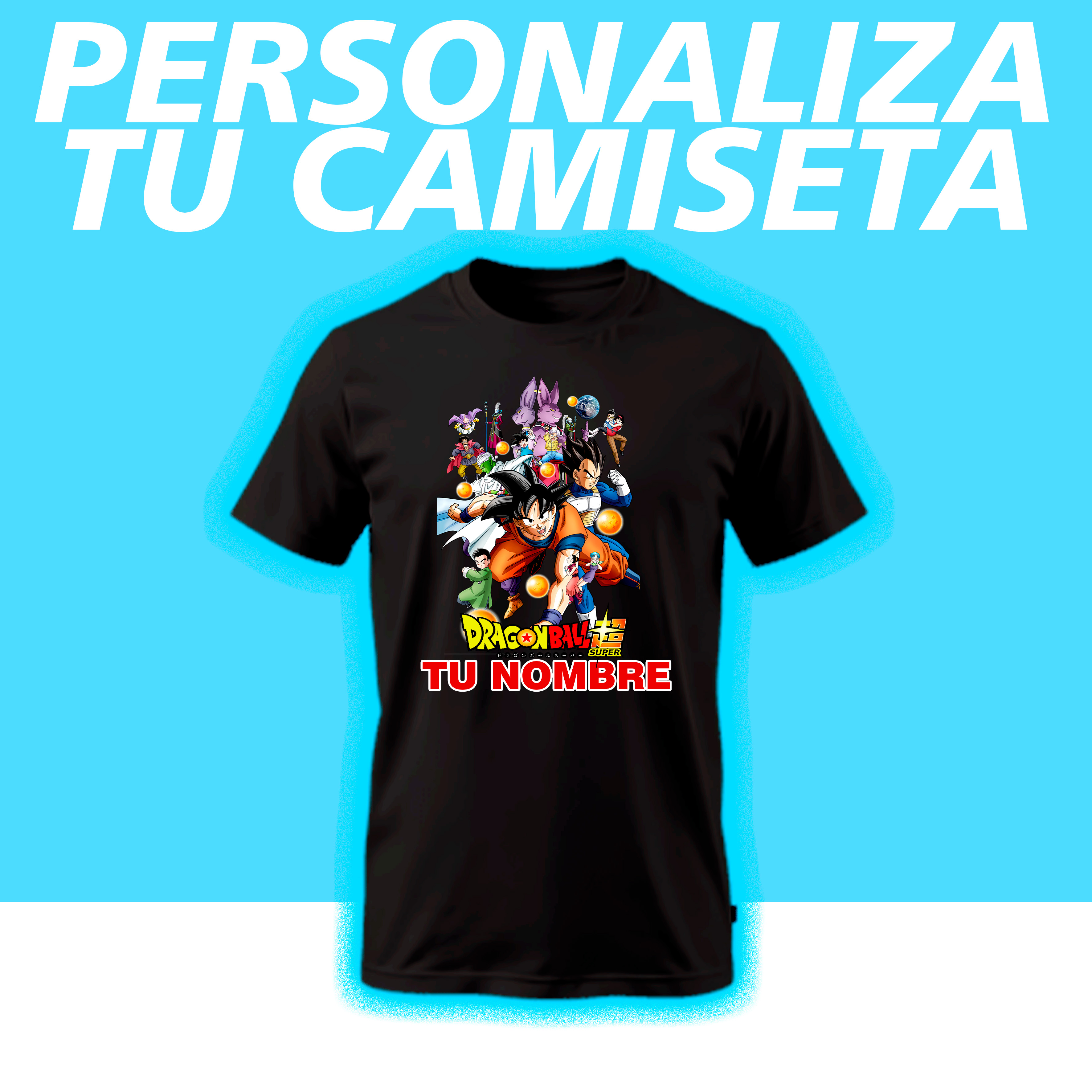 Camiseta Goku Personalizada