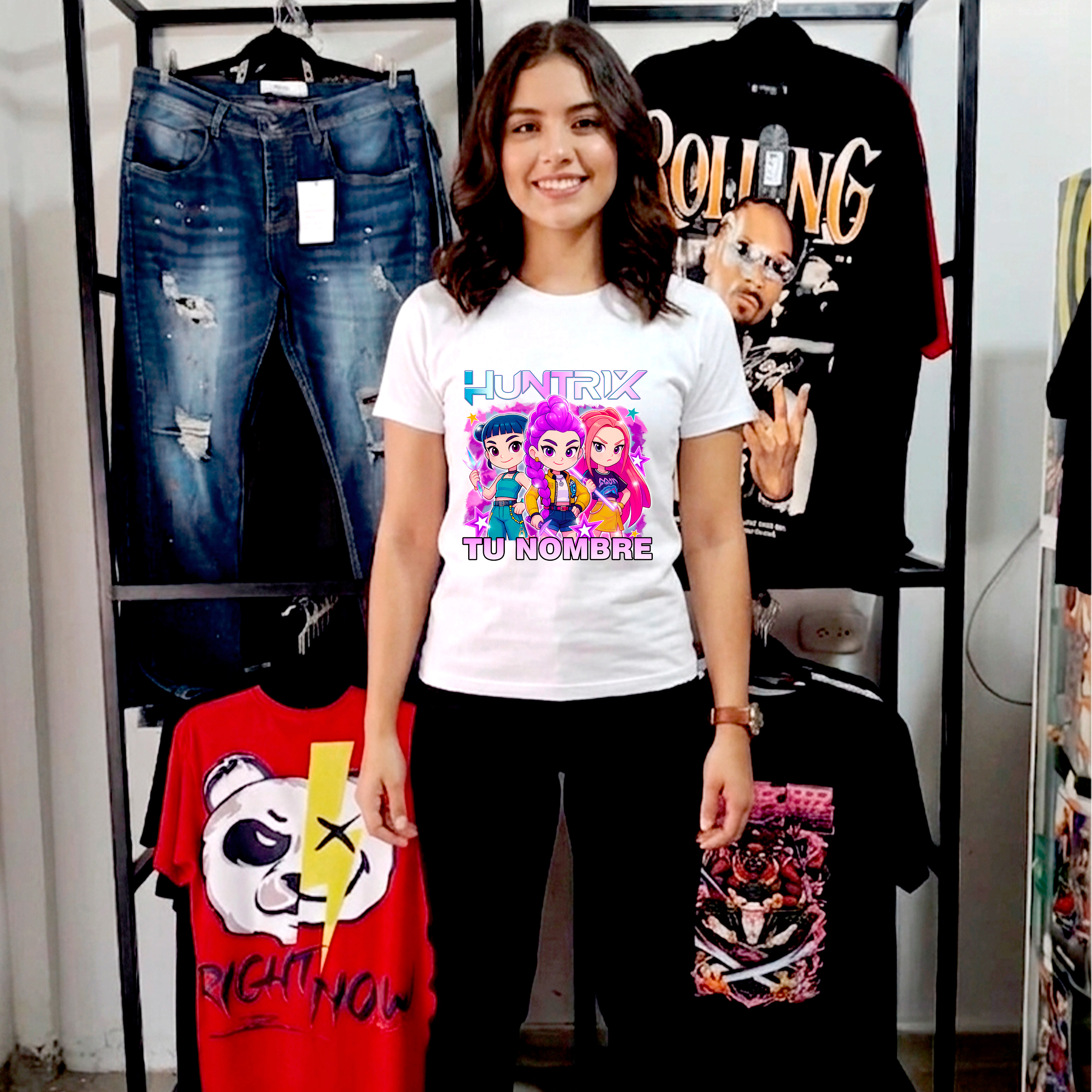 Camiseta K-pop personalizada